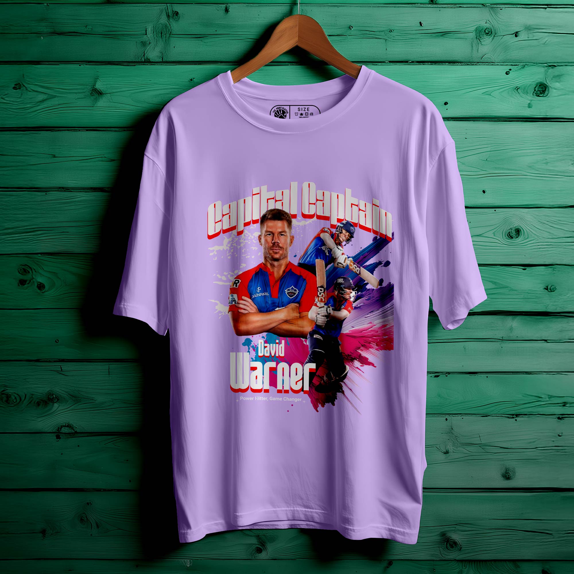 David Warner Oversized Unisex T-Shirt | Celebrate the Cricket Legend in Style|283