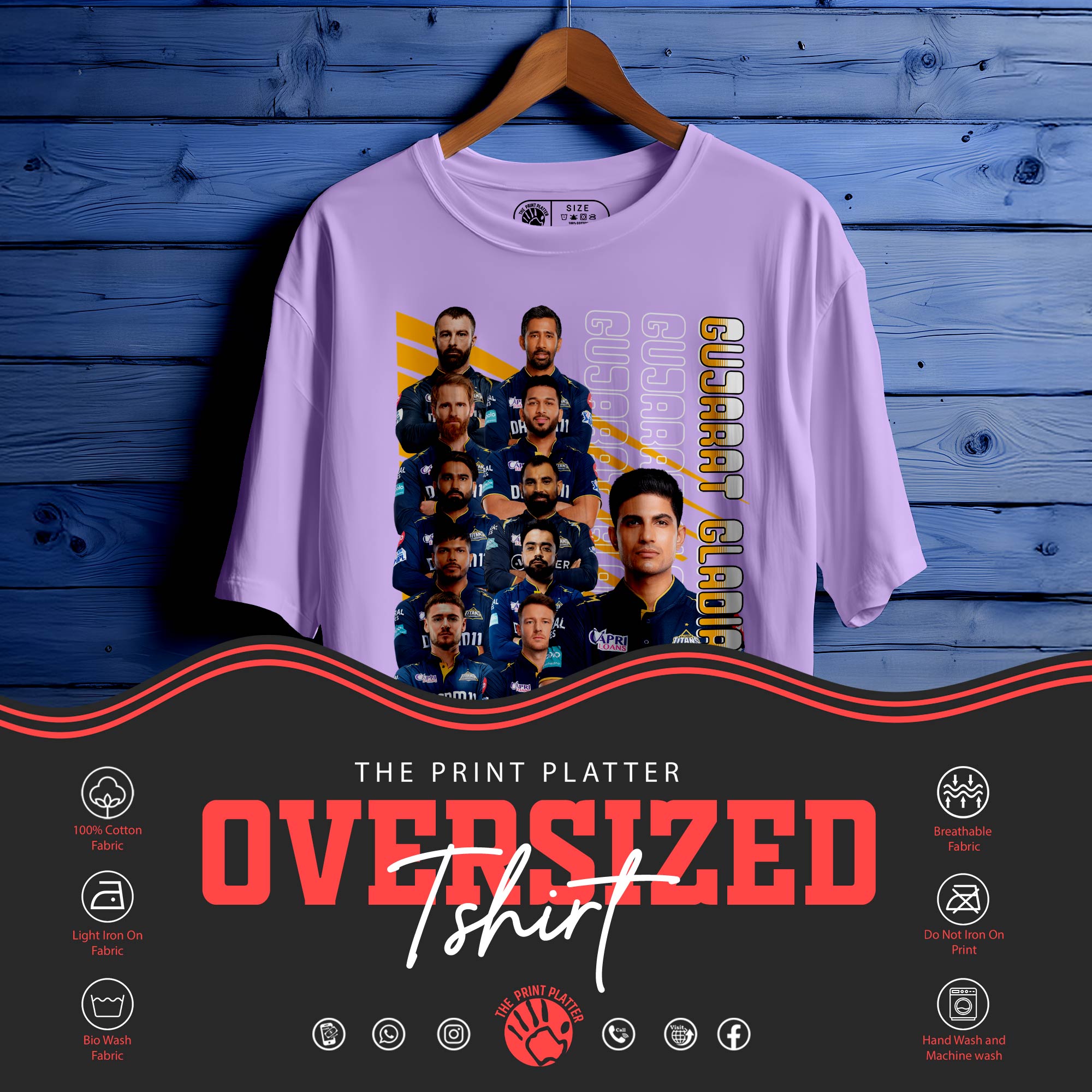 GUJRAT Oversized Unisex T-Shirt |288