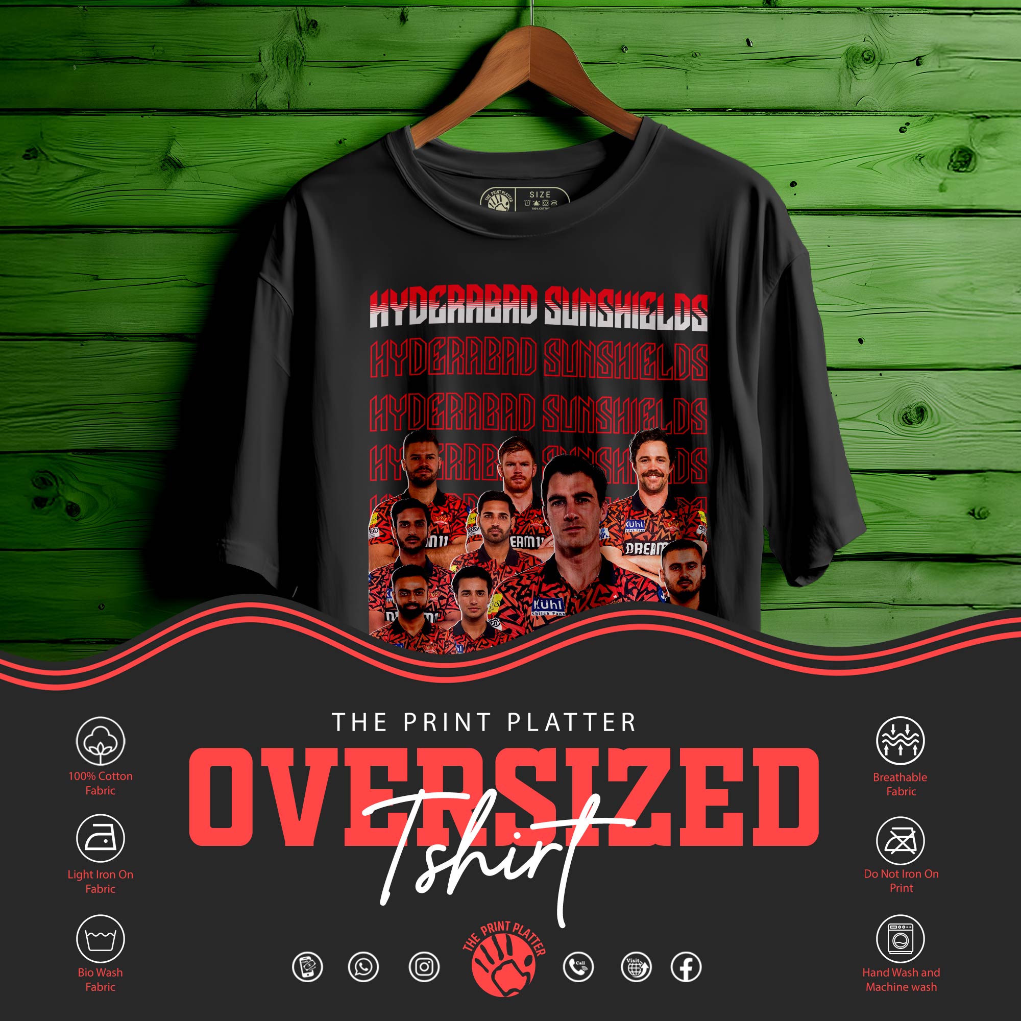 HAYEDRABAD Oversized Unisex T-Shirt |291