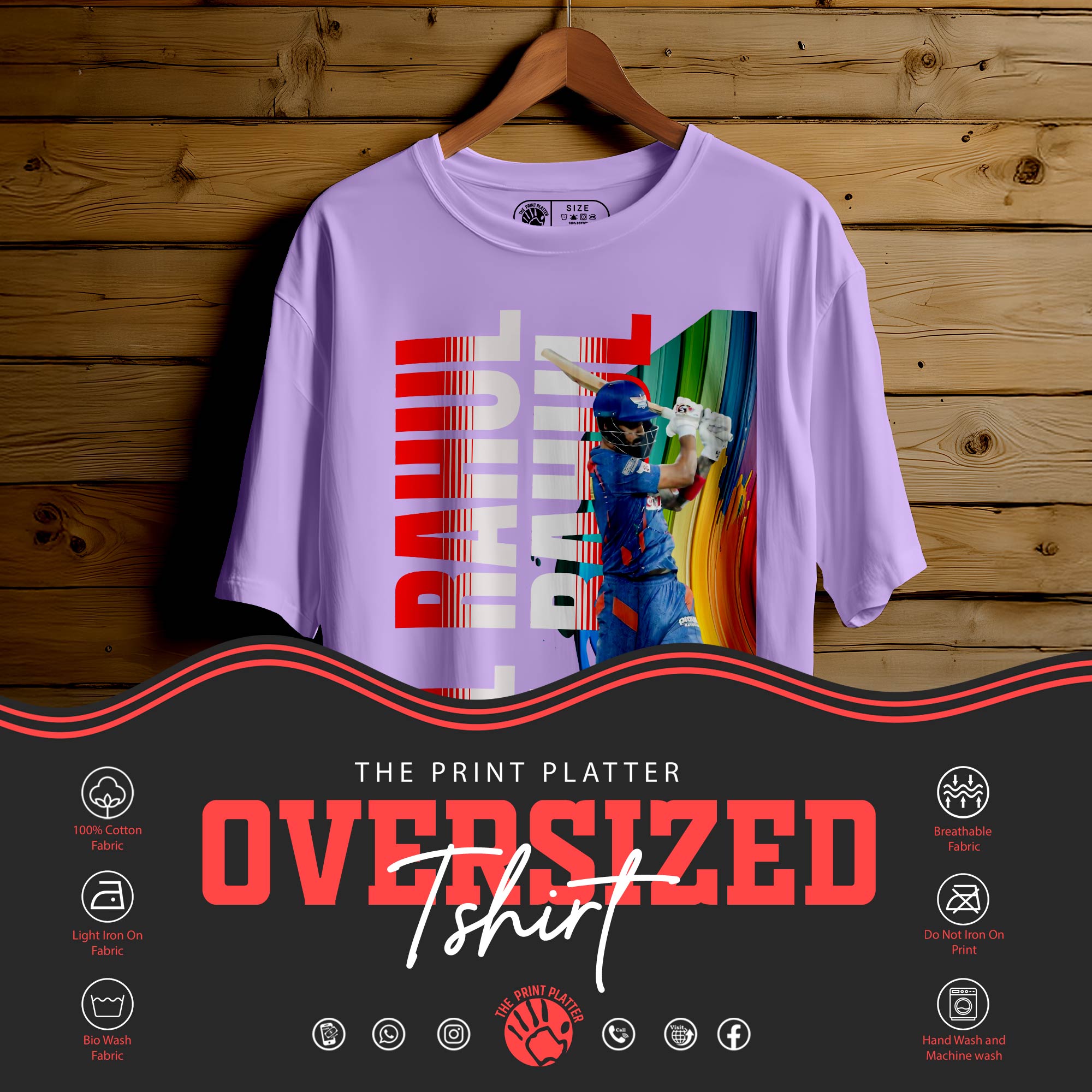 K-L-RAHUL Oversized Unisex T-Shirt |294