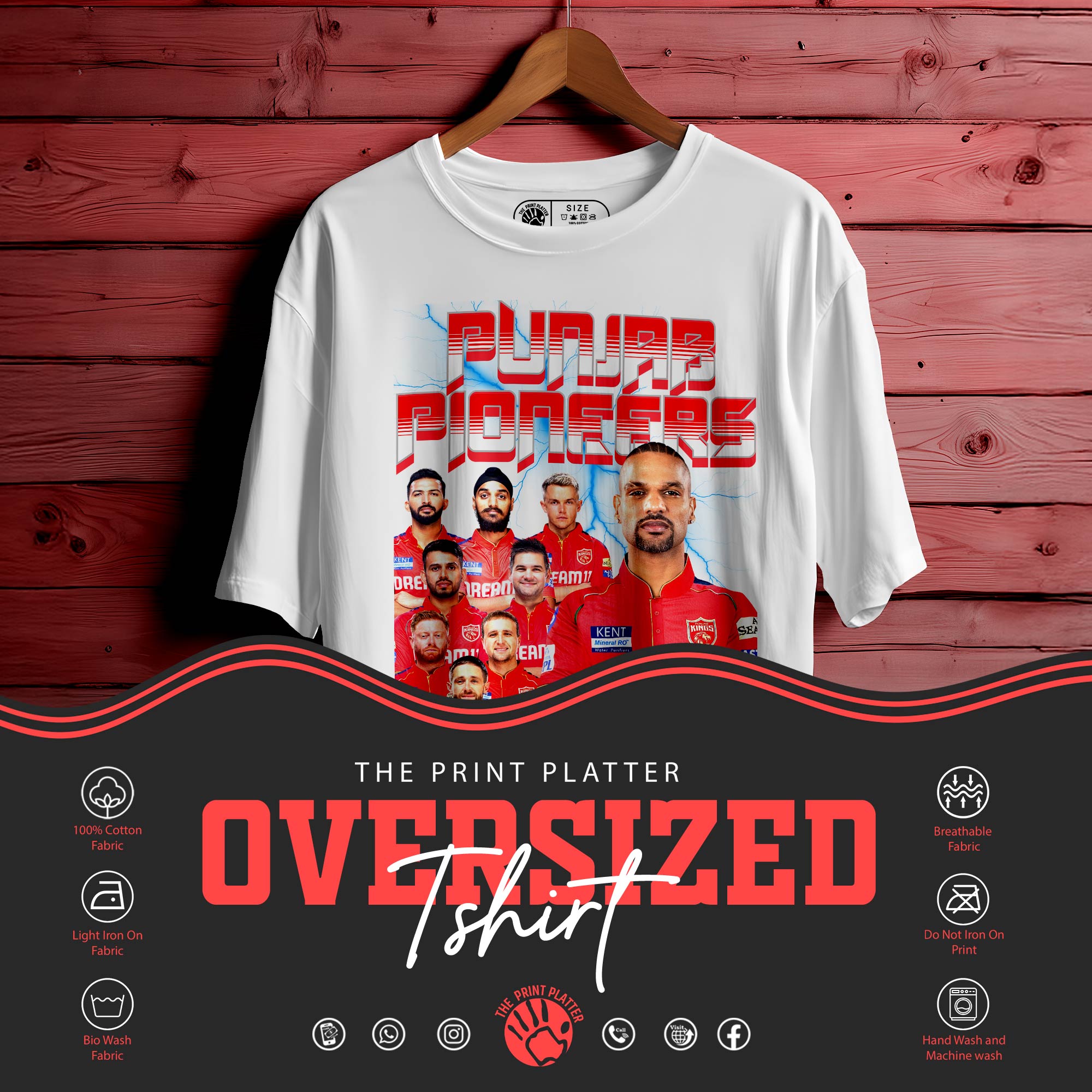 PUNJAB Oversized Unisex T-Shirt – Celebrate Culture with Bold Street Style| 302