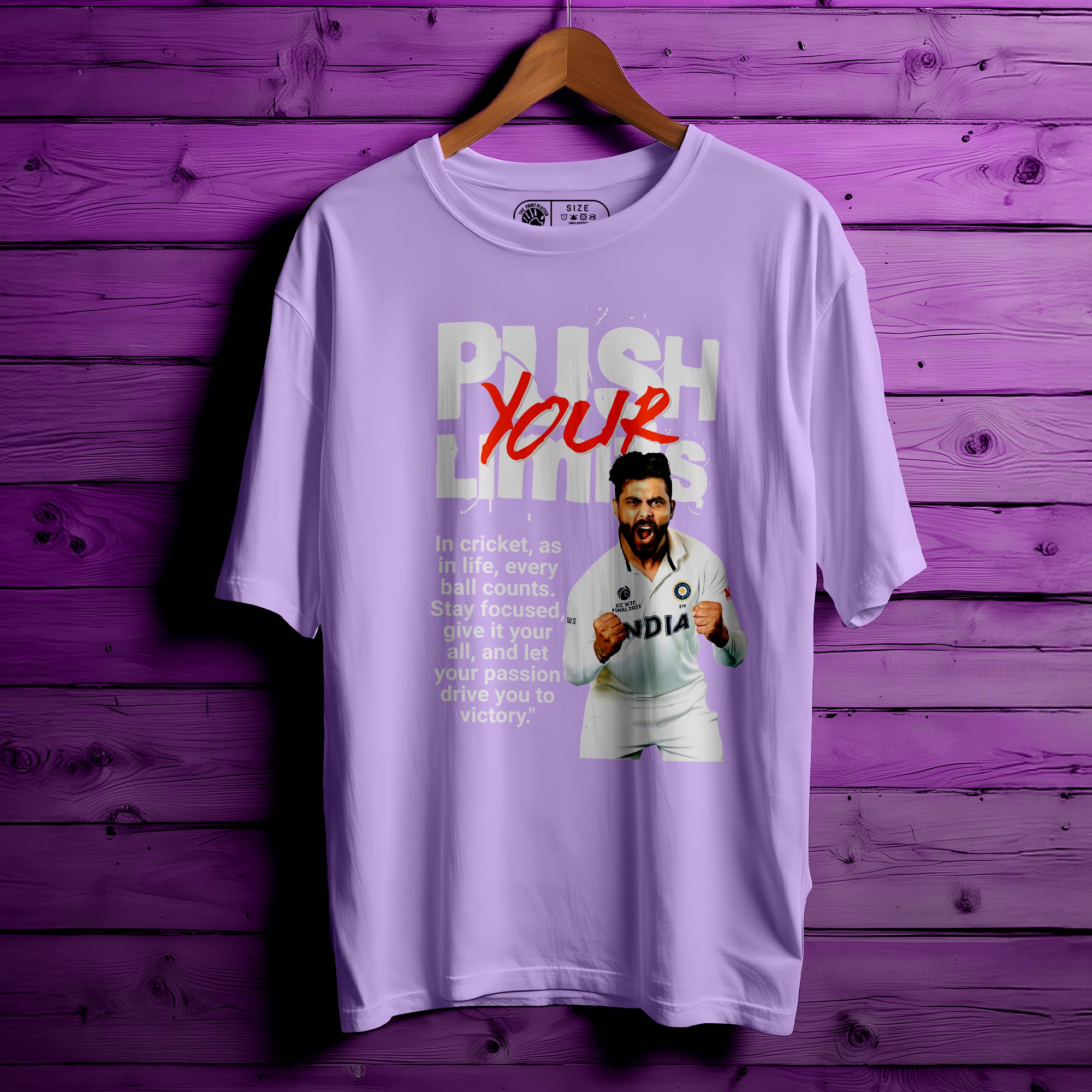 Push Your Limit Oversized Unisex T-Shirt – Motivation Meets Street Style | 303