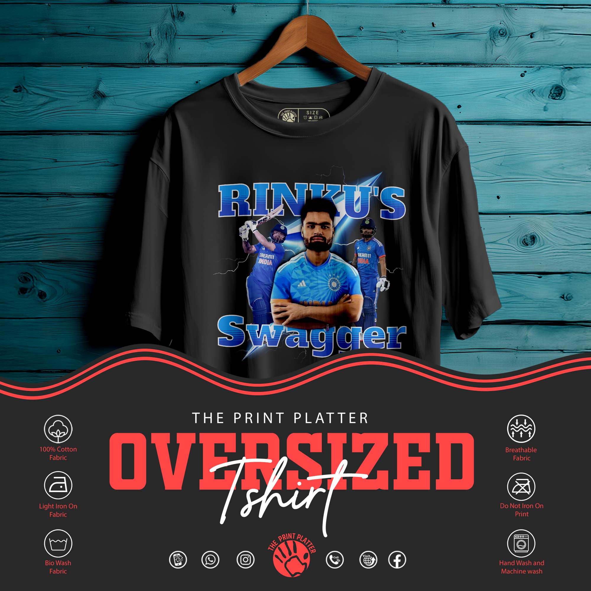 RINKU'S SWAGGER Oversized Unisex T-Shirt – Street-Ready Style Inspired by the Game| 306