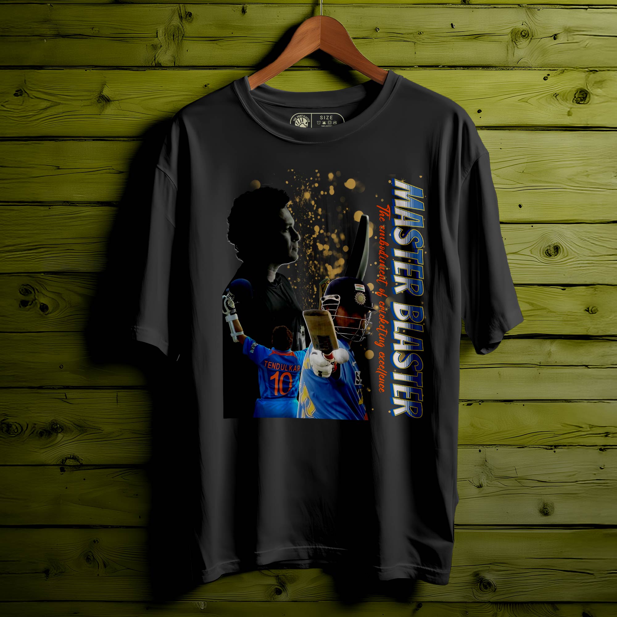 SACHIN TENDULKAR Oversized Unisex T-Shirt – Tribute to the God of Cricket| 308