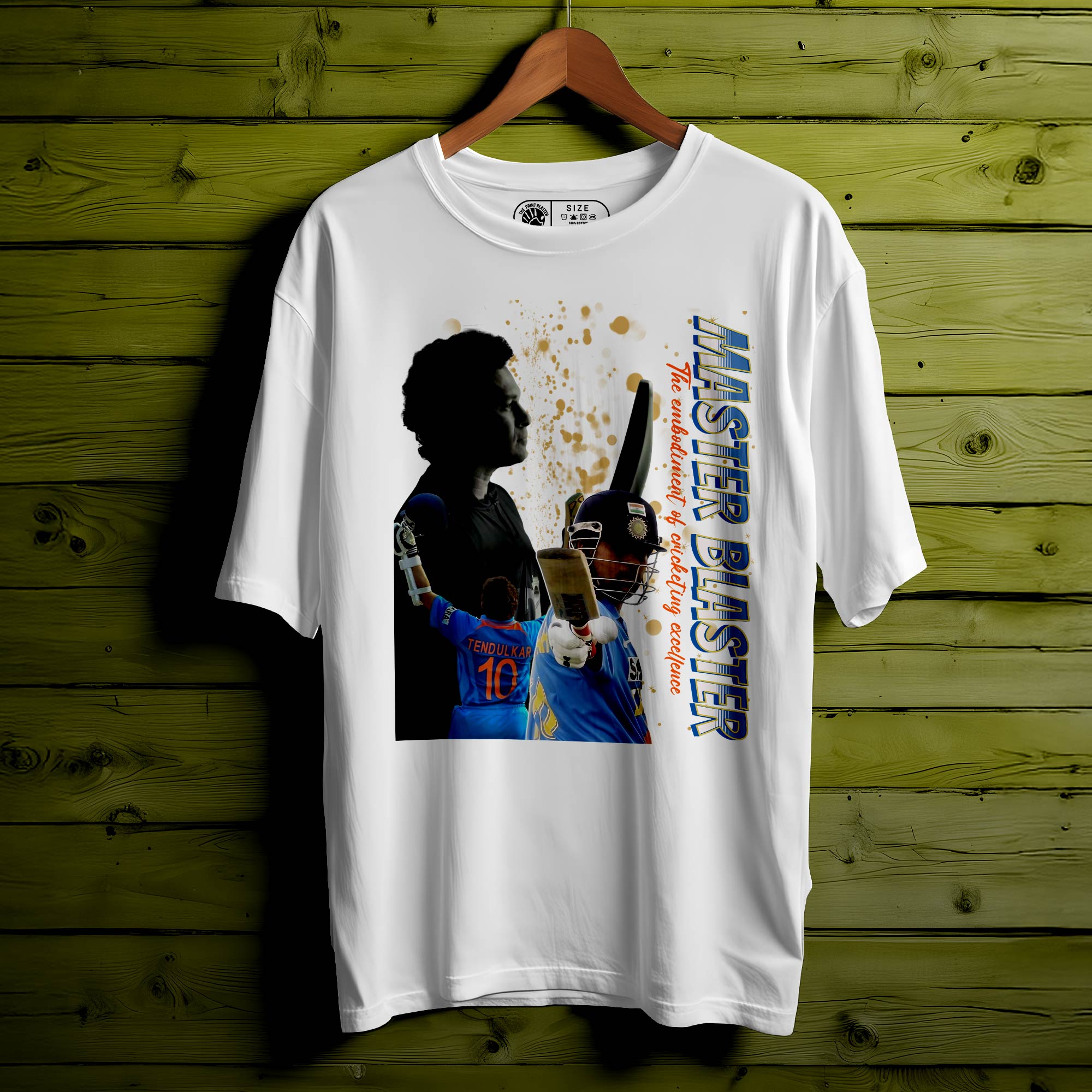SACHIN TENDULKAR Oversized Unisex T-Shirt – Tribute to the God of Cricket| 308