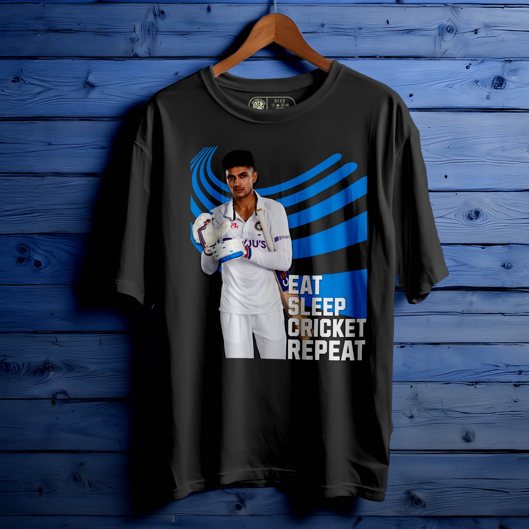 SHUBMAN GILL Oversized Unisex T-Shirt – The Prince of Indian Cricket, Now in Style| 310