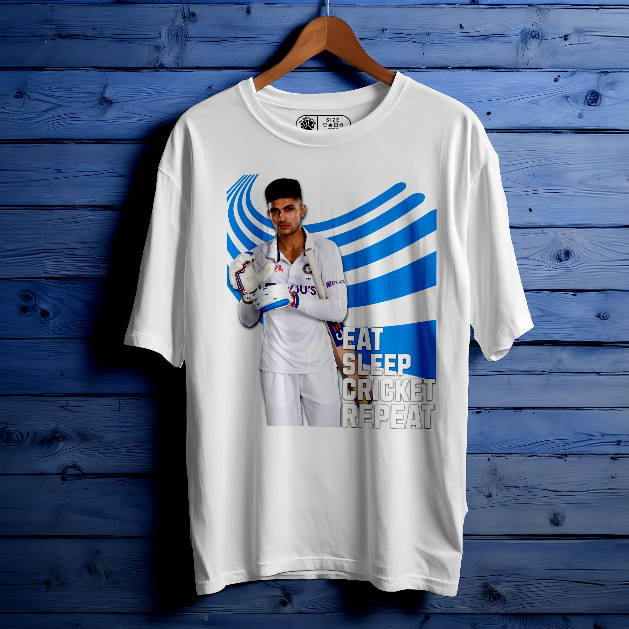 SHUBMAN GILL Oversized Unisex T-Shirt – The Prince of Indian Cricket, Now in Style| 310