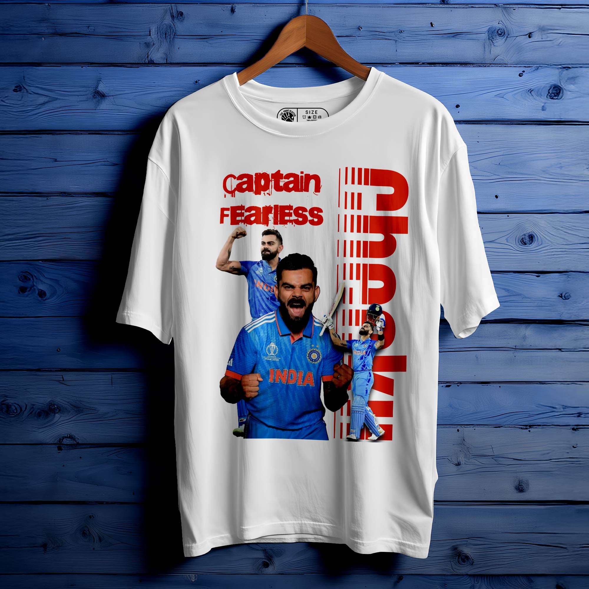 VIRAT KOHLI Oversized Unisex T-Shirt – Rule the Streets Like a King| 311
