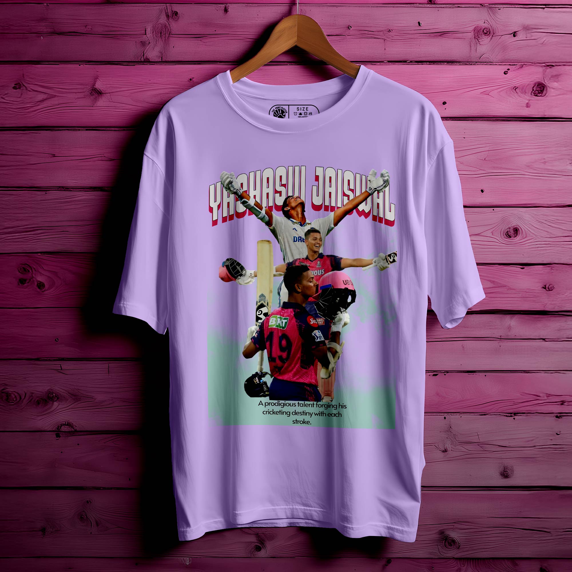 YASHASVI JAISWAL Oversized Unisex T-Shirt – Rise Like a Star, Dress Like One |316