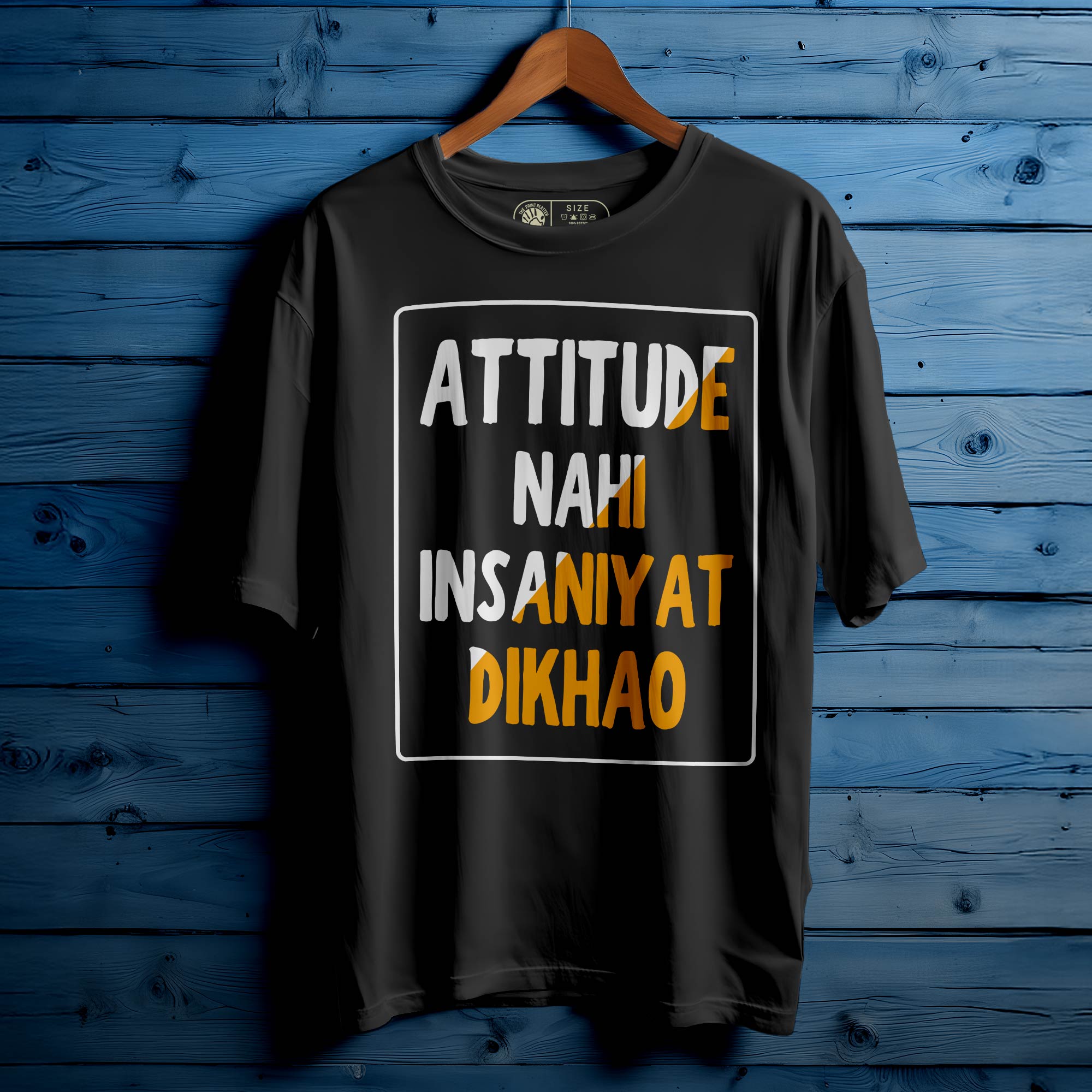 Attitude Nahi Oversized Unisex T-Shirt – Bold Look, Louder Vibe |317