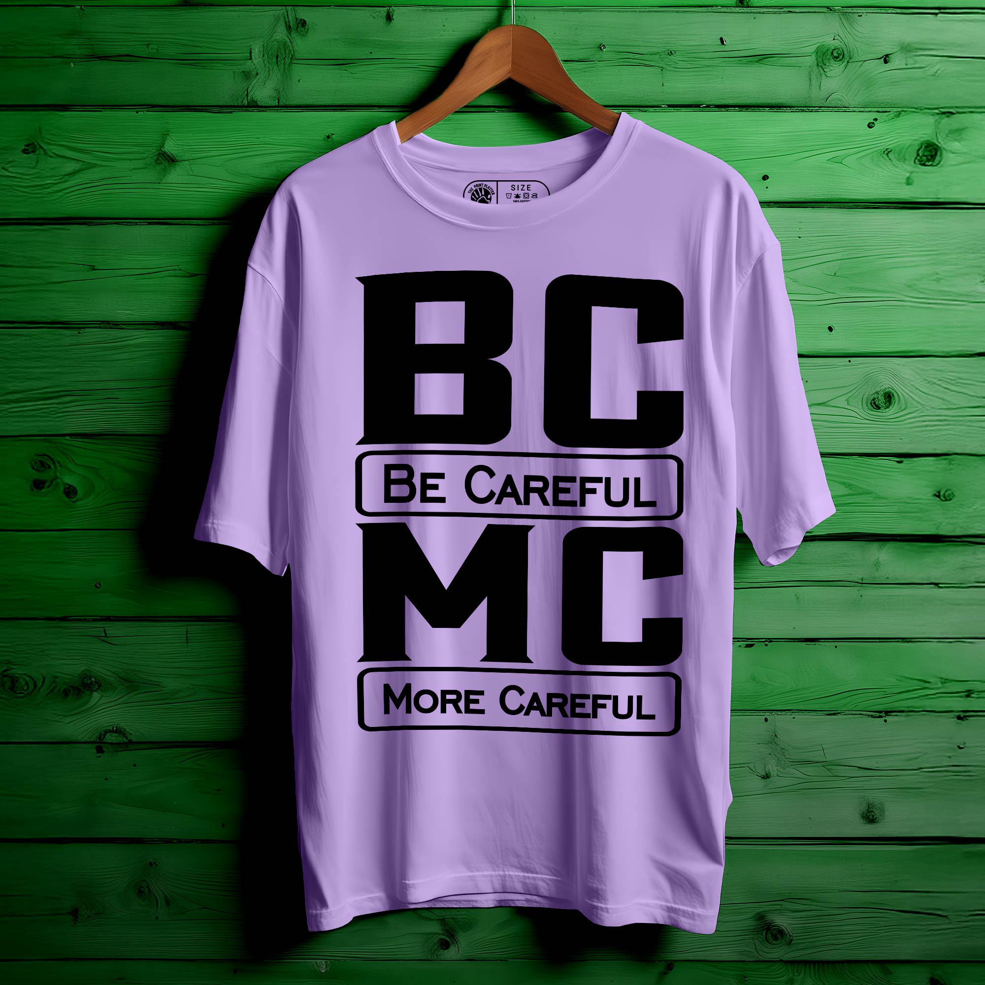 BC-MC Oversized Unisex T-Shirt – Bold Culture, Maximum Confidence | 321