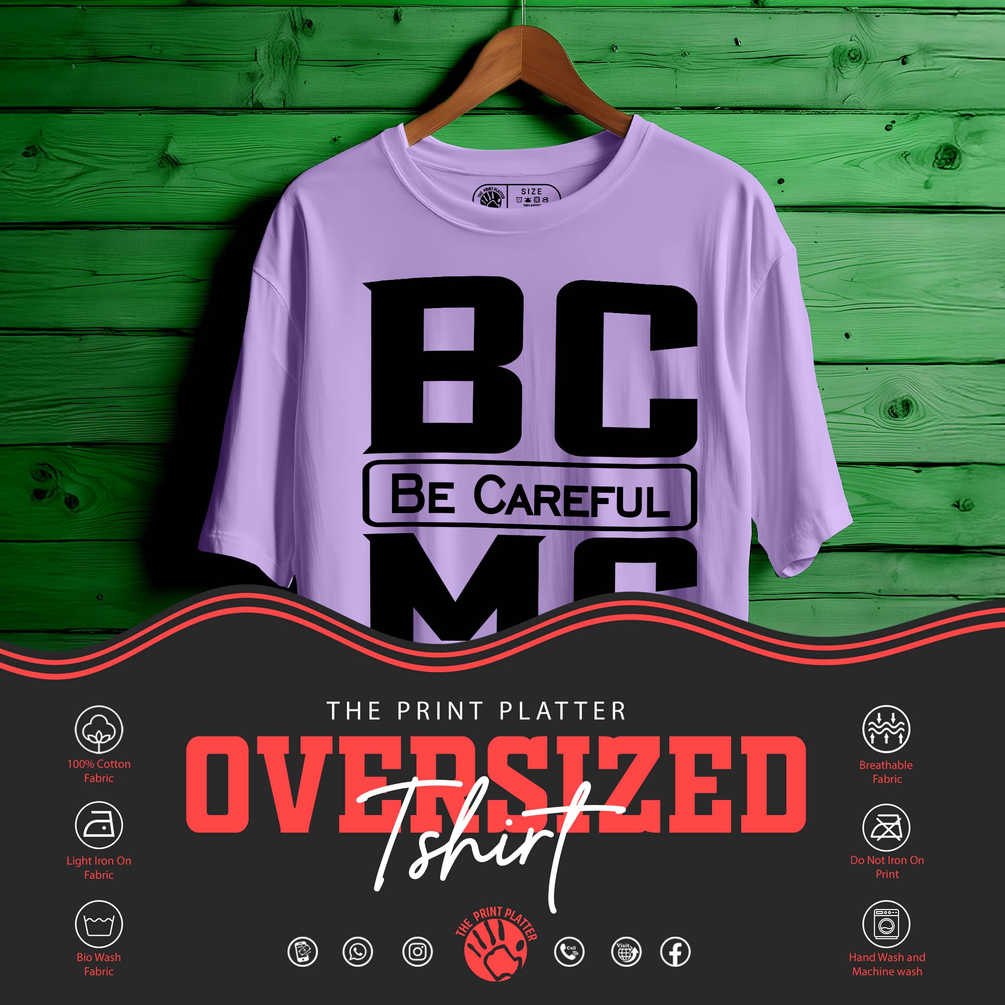BC-MC Oversized Unisex T-Shirt – Bold Culture, Maximum Confidence | 321