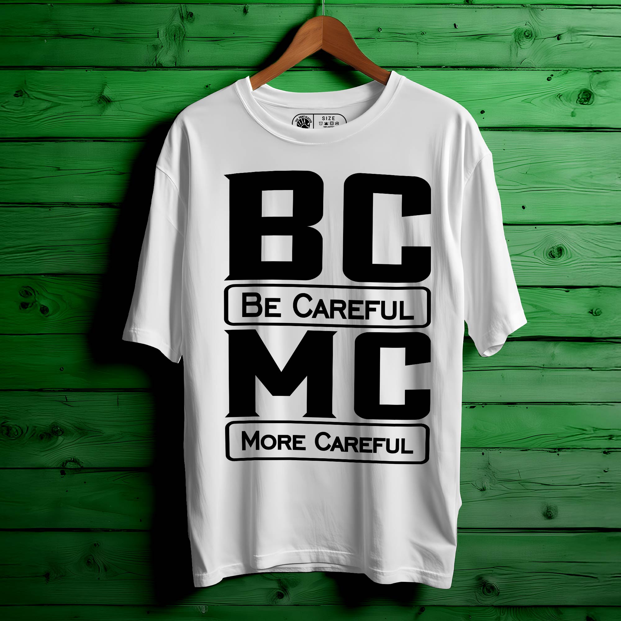 BC-MC Oversized Unisex T-Shirt – Bold Culture, Maximum Confidence | 321