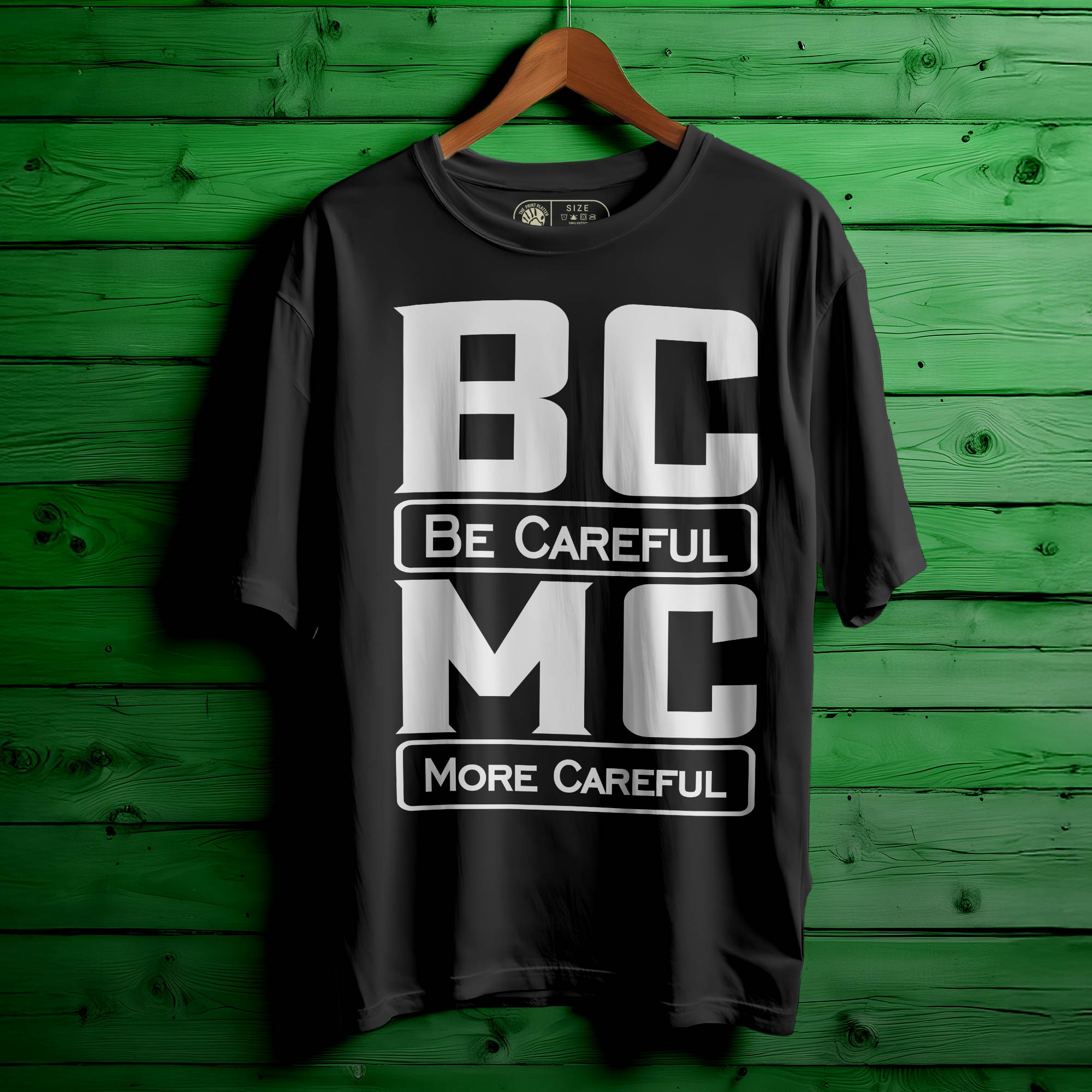 BC-MC Oversized Unisex T-Shirt – Bold Culture, Maximum Confidence | 321