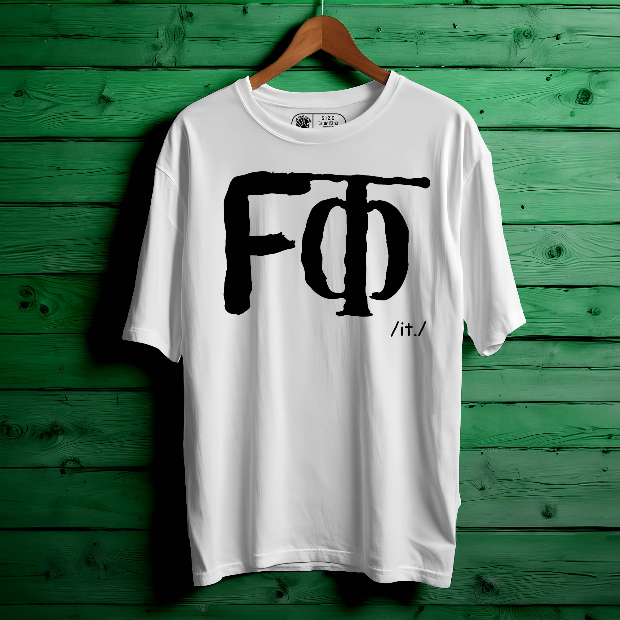 F#CK Oversized Unisex T-Shirt – Bold Expression, No Censorship Needed|329