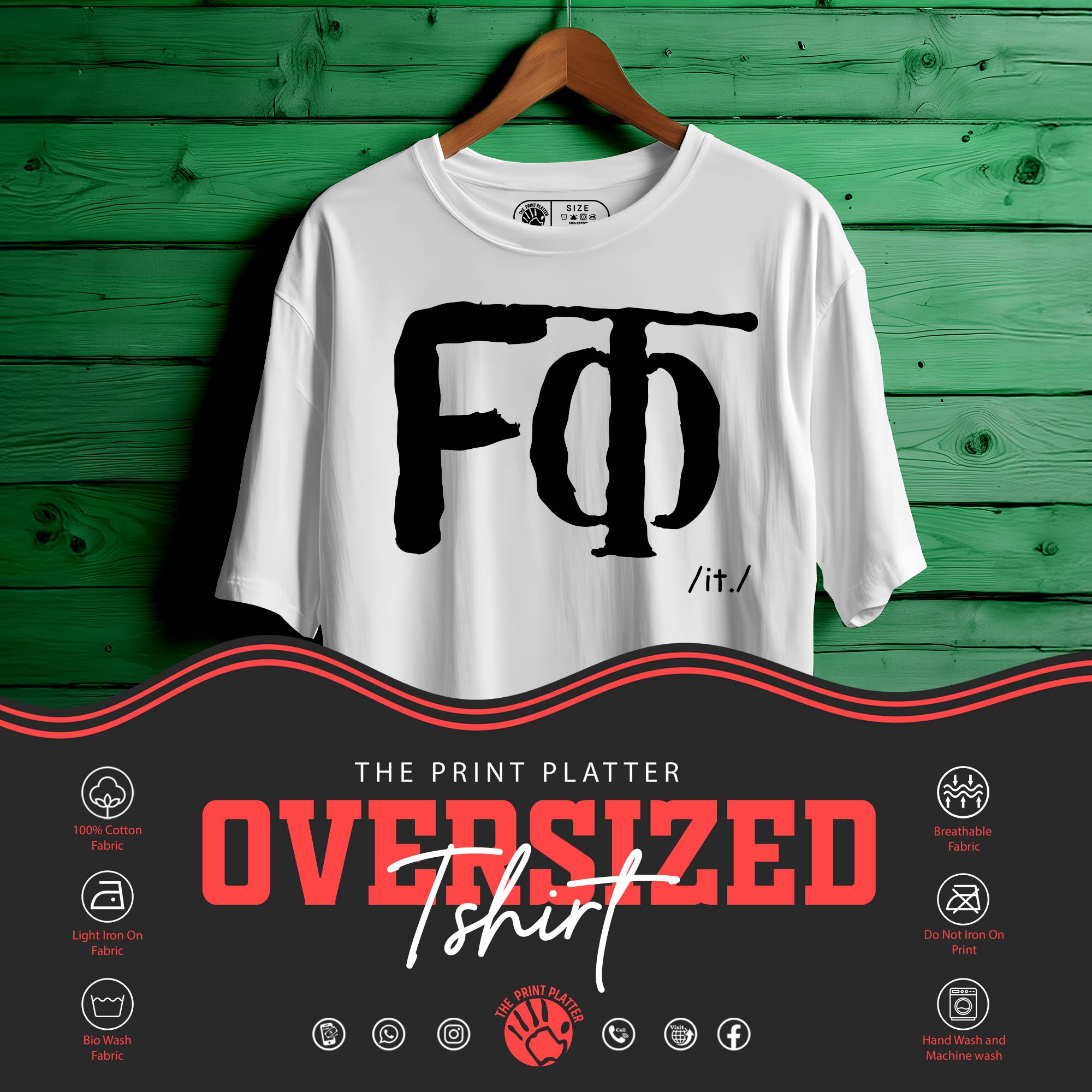 F#CK Oversized Unisex T-Shirt – Bold Expression, No Censorship Needed|329