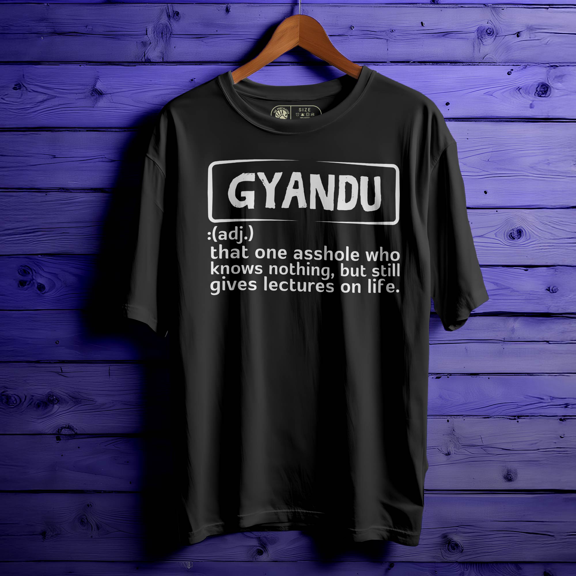 Gyandu Oversized Unisex T-Shirt – For the Over-Smart in Every Group|333