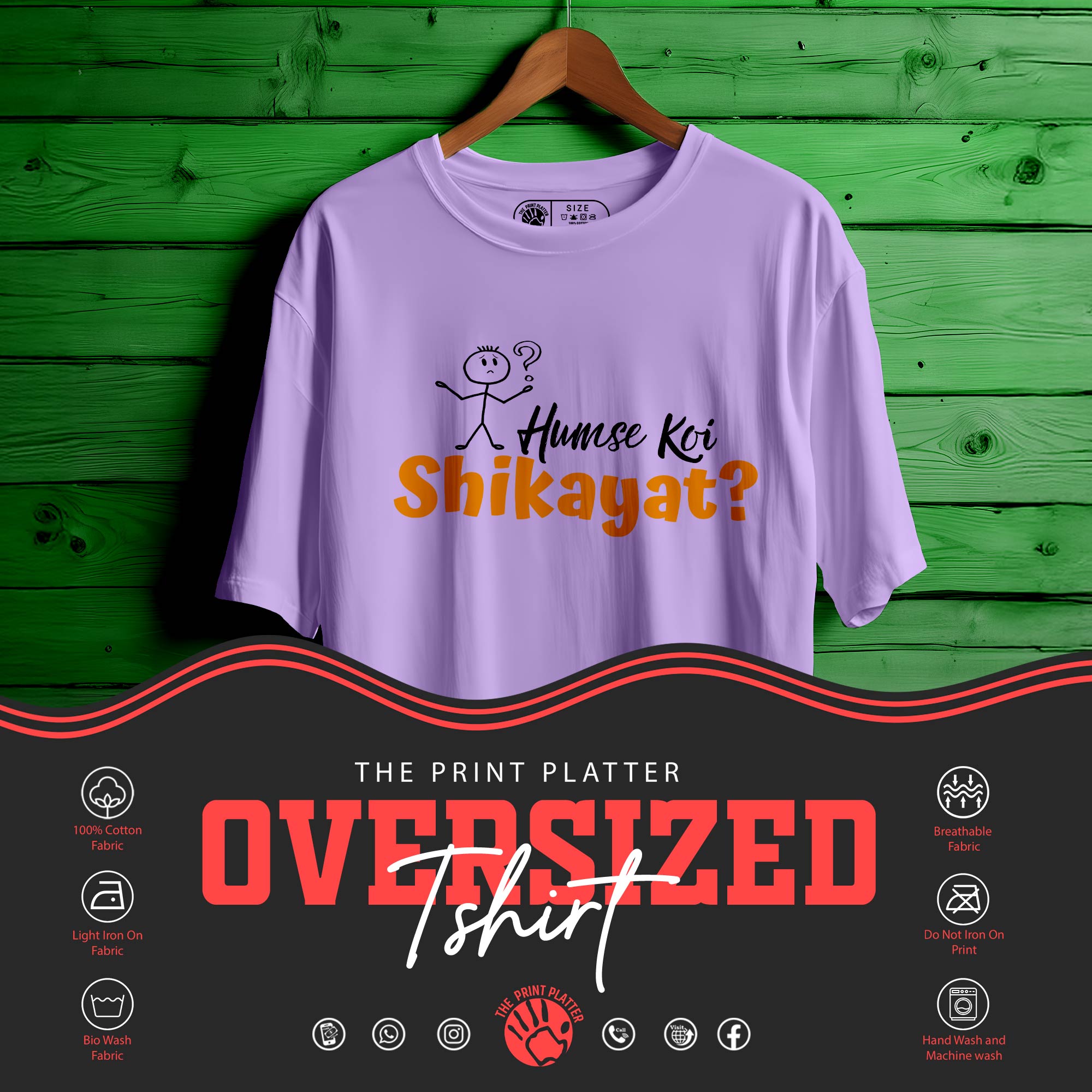 Humse Koi Oversized Unisex T-Shirt – A Vibe No One Can Match| 344