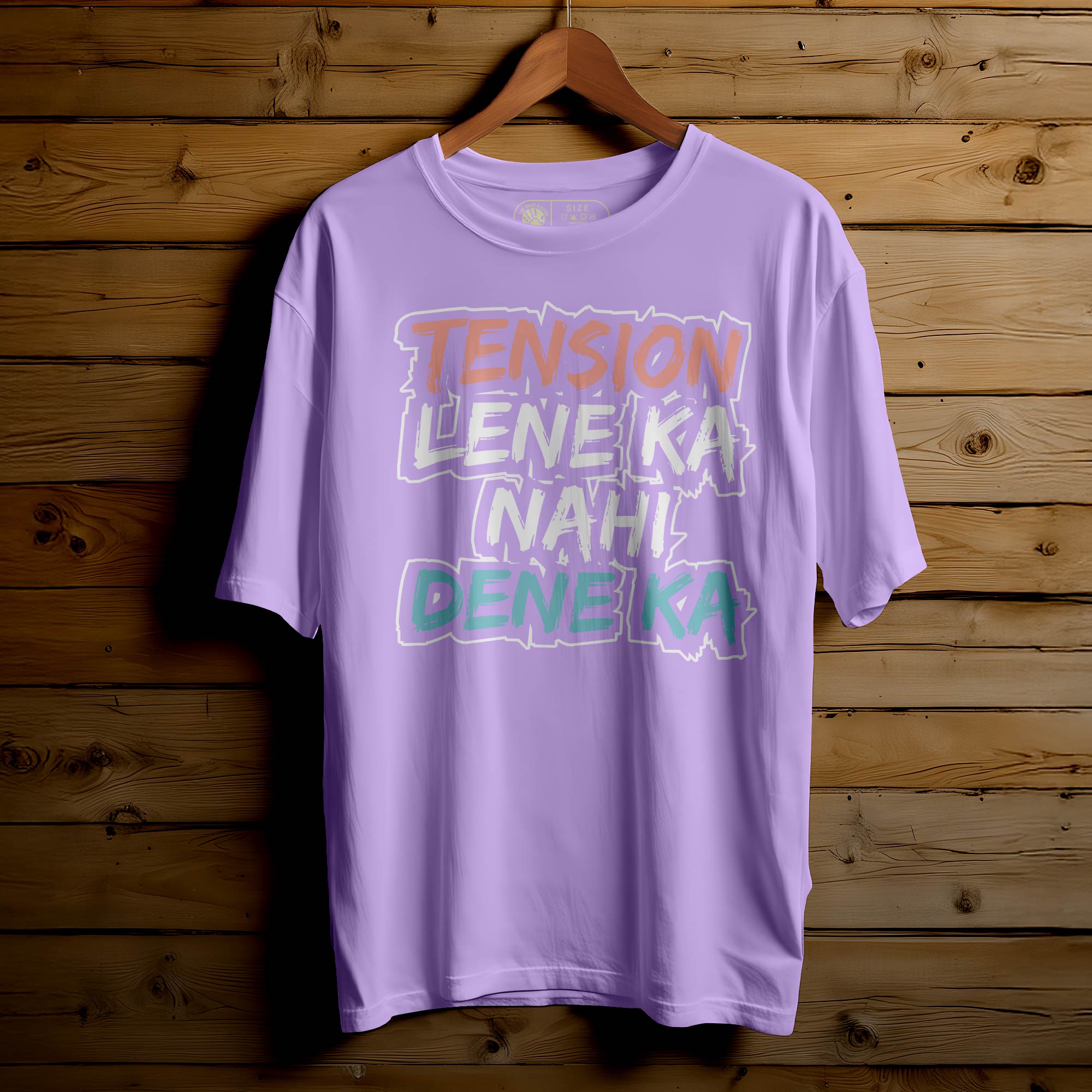 Tension-Lene-Ka Oversized Unisex T-Shirt – Chill Vibes, Maximum Comfort |352