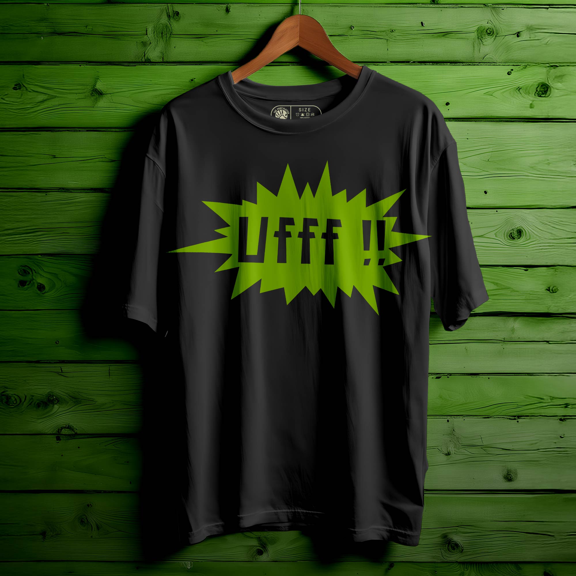 Ufff Oversized Unisex T-Shirt – One Word, All the Feels |359