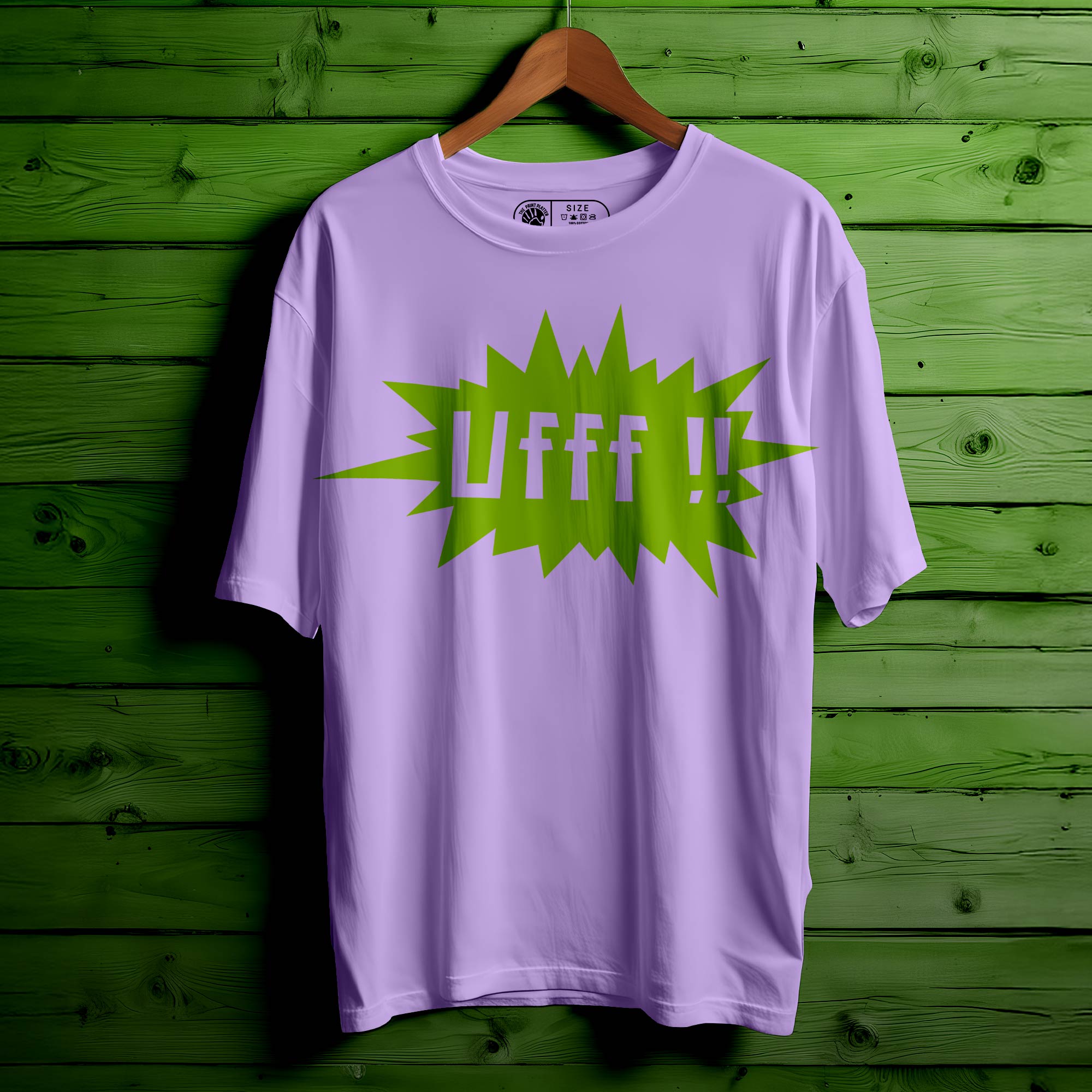 Ufff Oversized Unisex T-Shirt – One Word, All the Feels |359