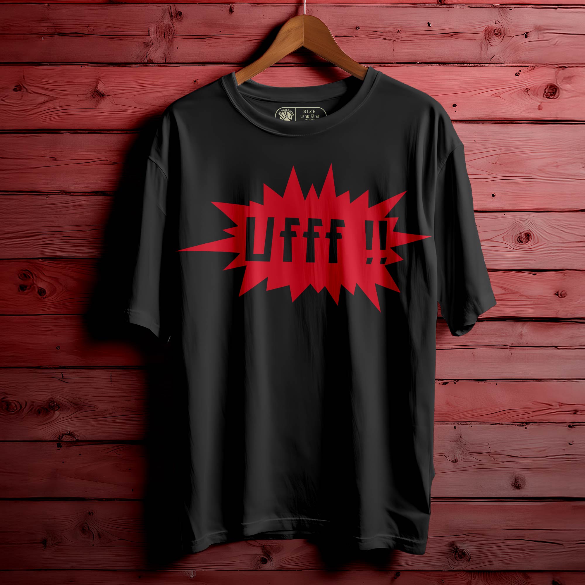 Ufff Oversized Unisex T-Shirt – One Word, All the Feels |360