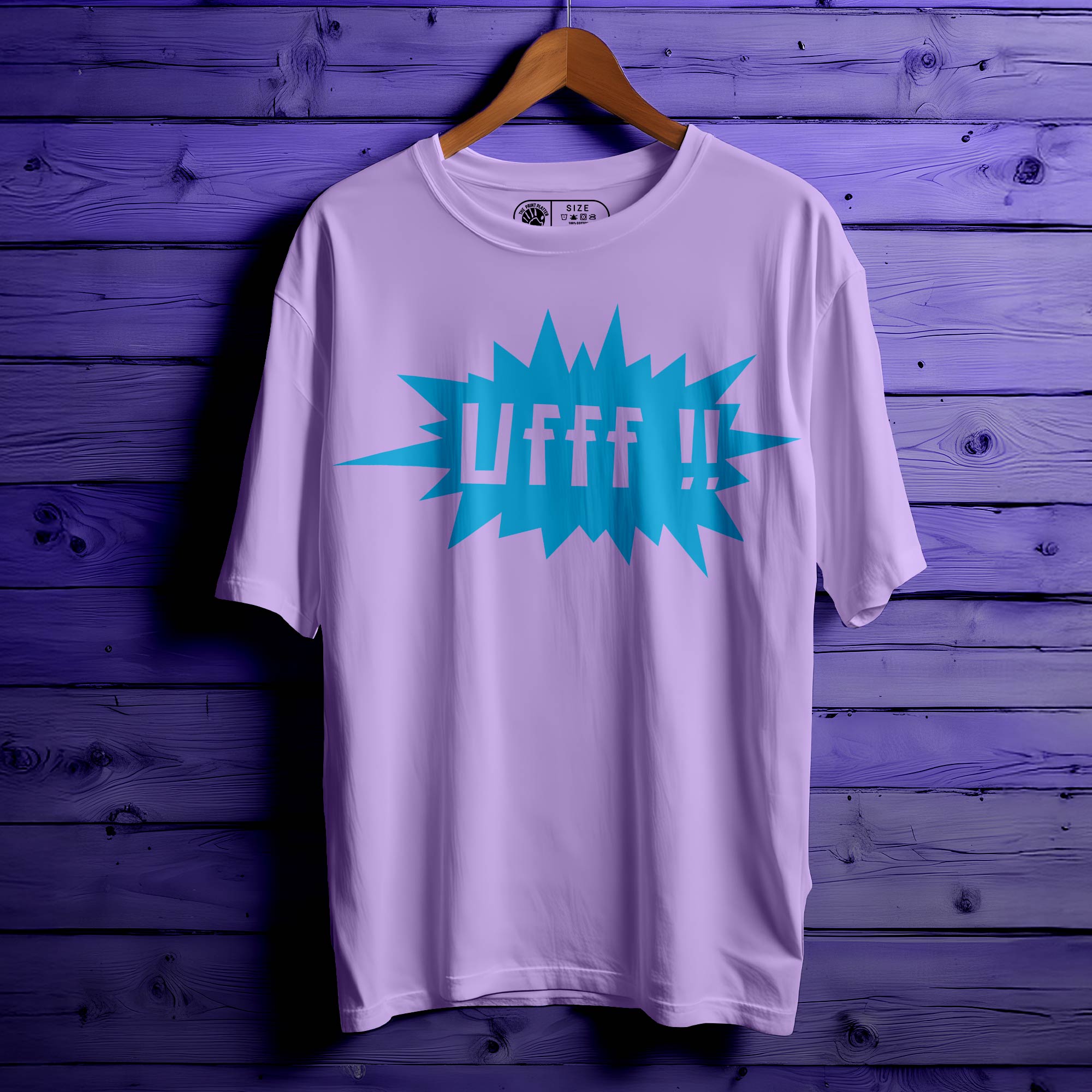Ufff-Sky Oversized Unisex T-Shirt BLUE | 361