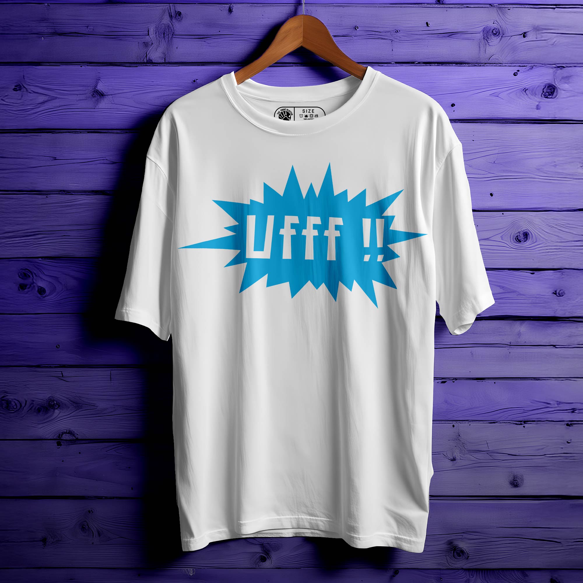 Ufff-Sky Oversized Unisex T-Shirt BLUE | 361