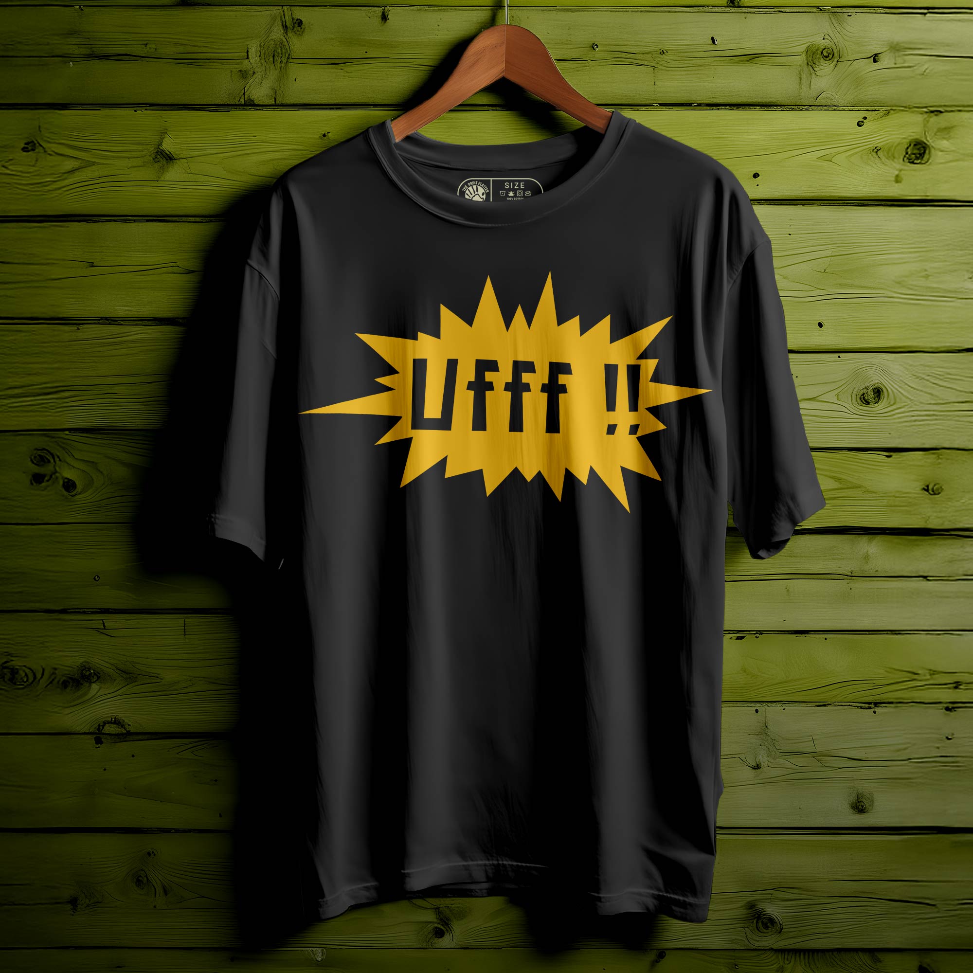 Ufff-Sky Oversized Unisex T-Shirt YELLOW | 362