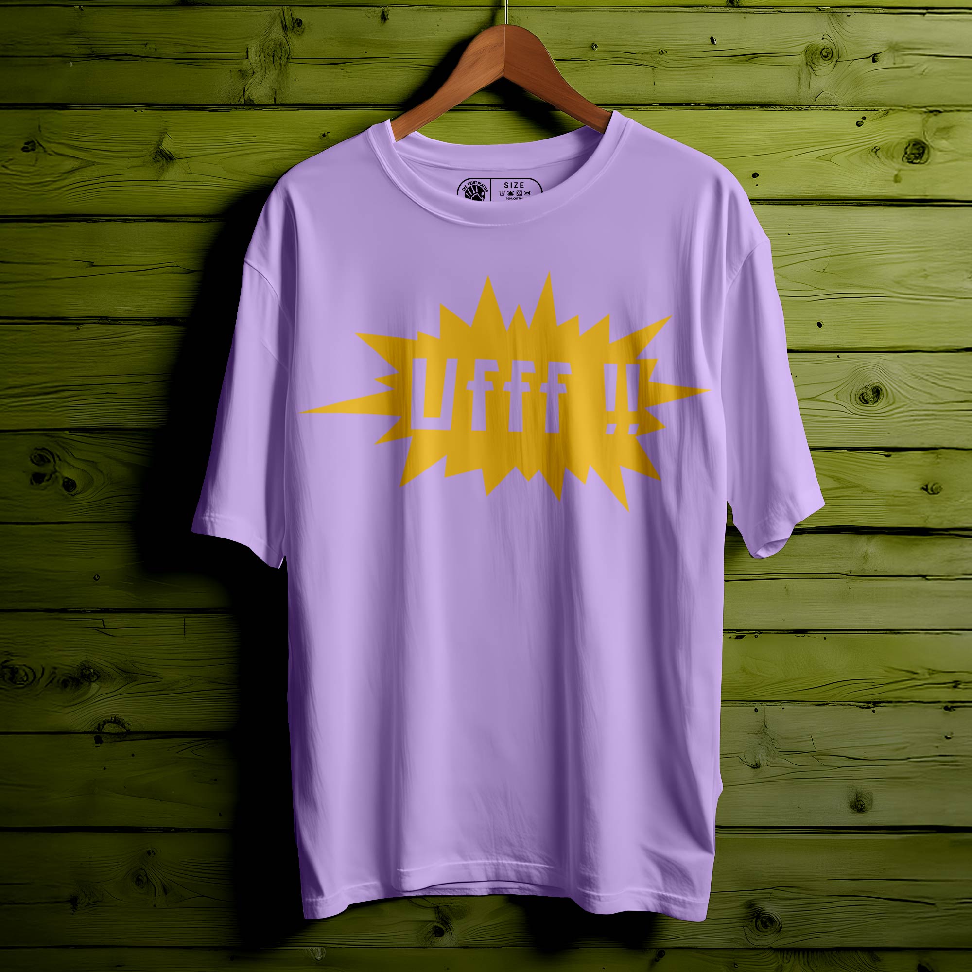 Ufff-Sky Oversized Unisex T-Shirt YELLOW | 362