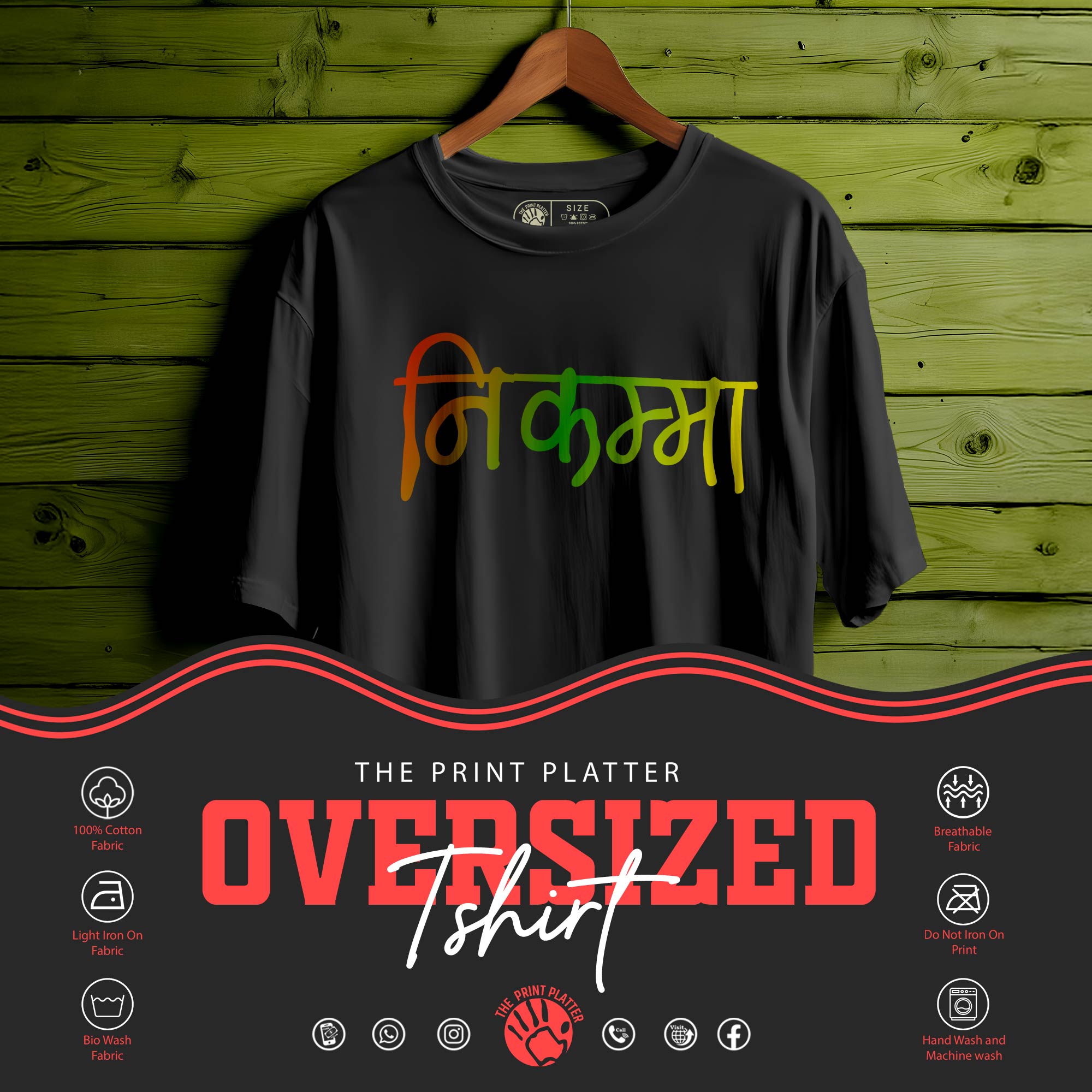 NIKMAA Oversized Unisex T-Shirt – Lazy, Loved & Legendary |369