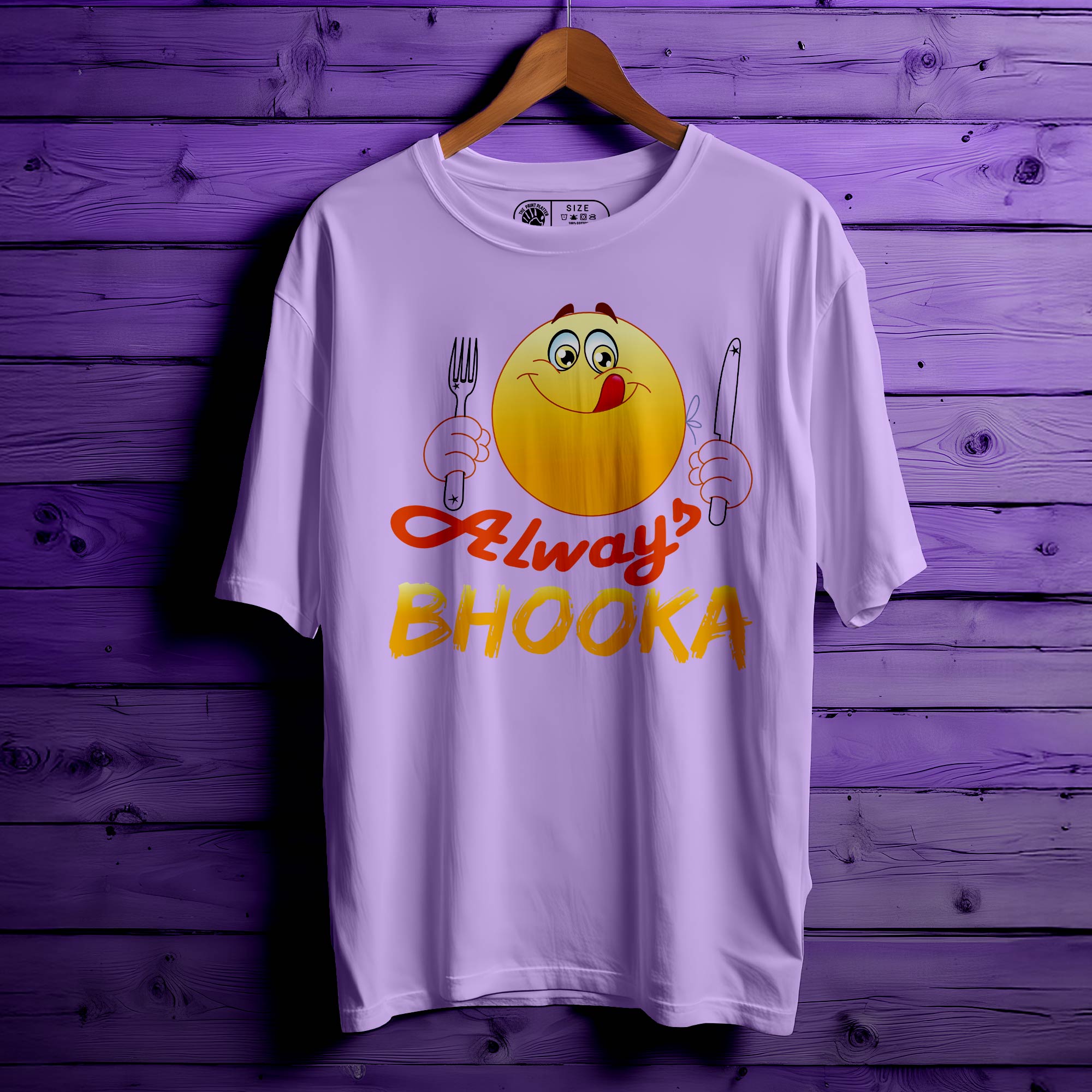 ALWAYS BHOOKA Oversized Unisex T-Shirt – Eat. Chill. Repeat |373