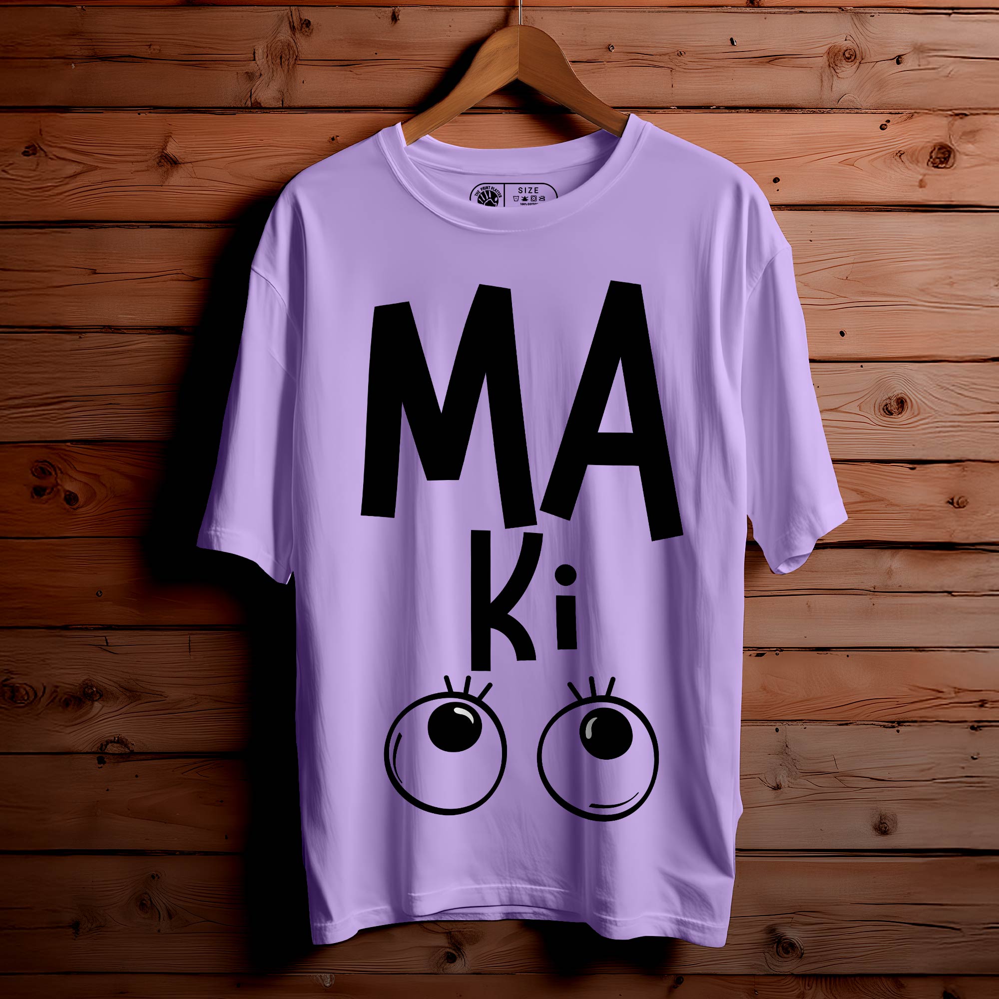 "Maa Ki" Oversized Unisex T-Shirt | Bold Desi Statement Tee | 100% Cotton | Streetwear Style for Men & Women|399