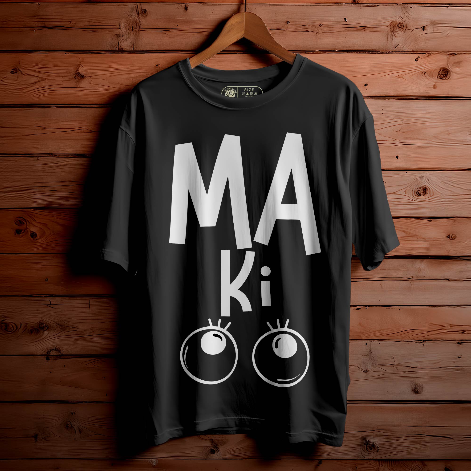 "Maa Ki" Oversized Unisex T-Shirt | Bold Desi Statement Tee | 100% Cotton | Streetwear Style for Men & Women|399