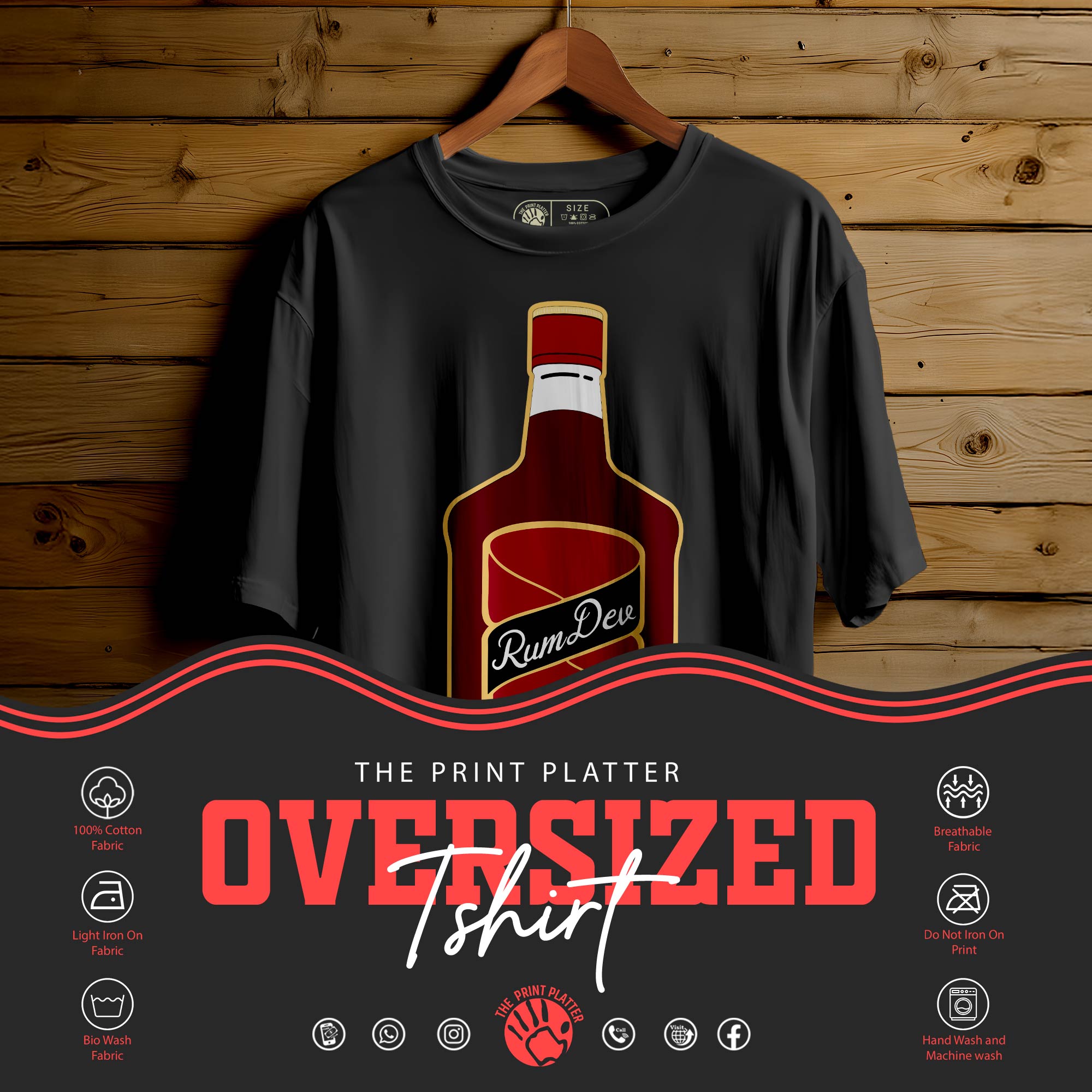 RAM DEV Oversized Unisex T-Shirt – Power. Faith. Style. |413