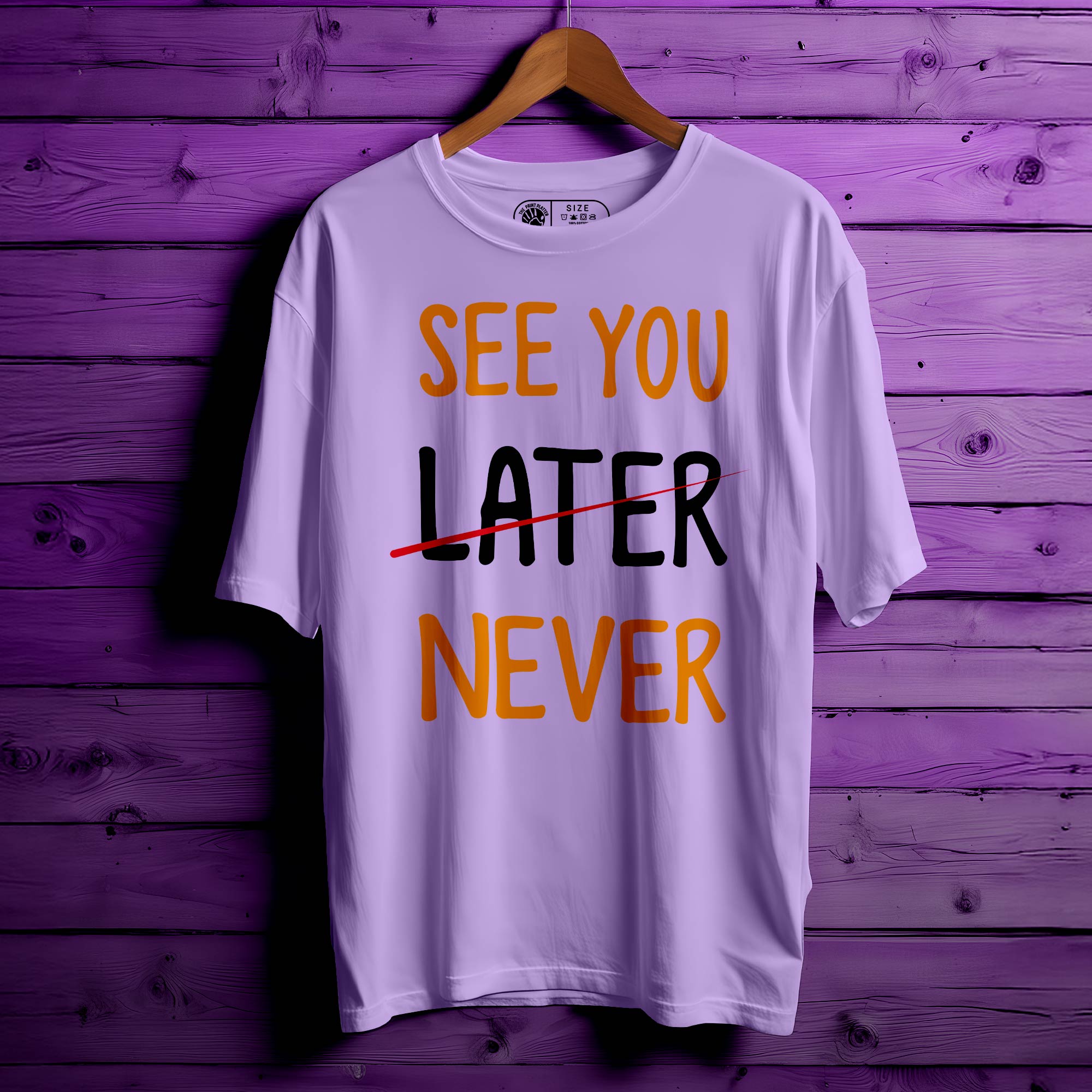 SEE YOU LATER Oversized Unisex T-Shirt |420