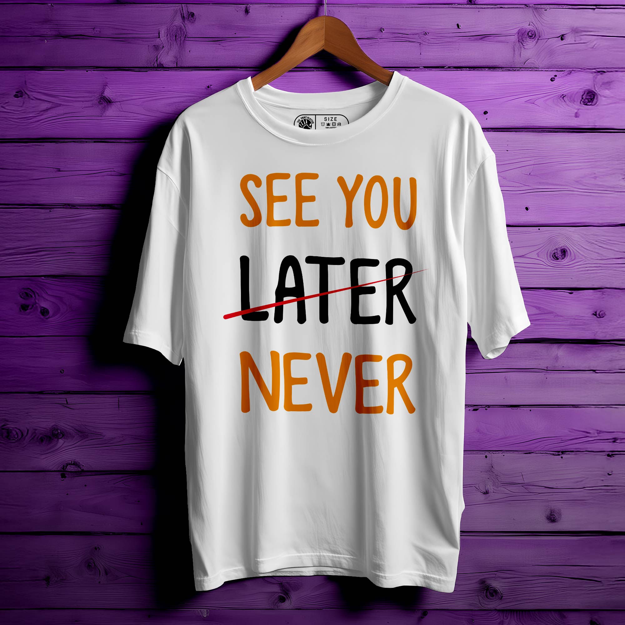 SEE YOU LATER Oversized Unisex T-Shirt |420