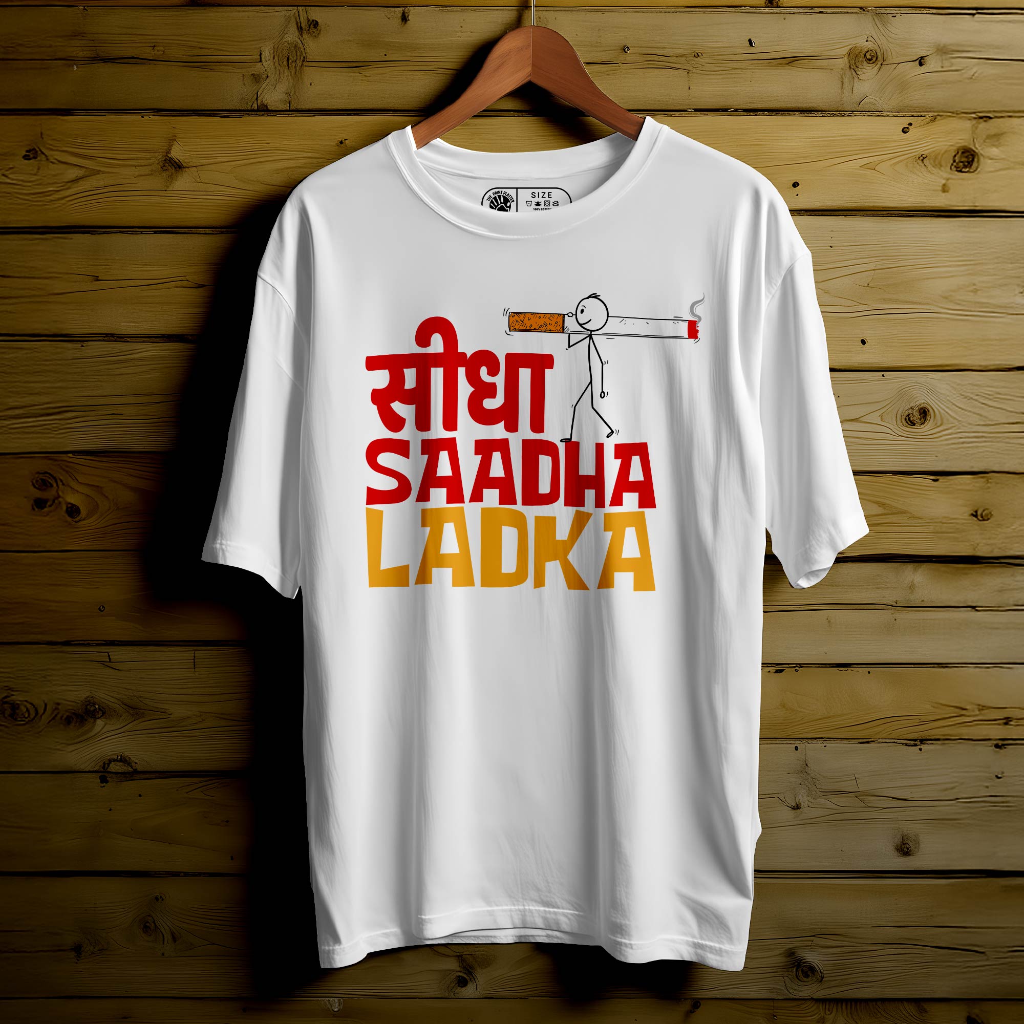 SHIDHA SHADHA LADKA Oversized Unisex T-Shirt |421