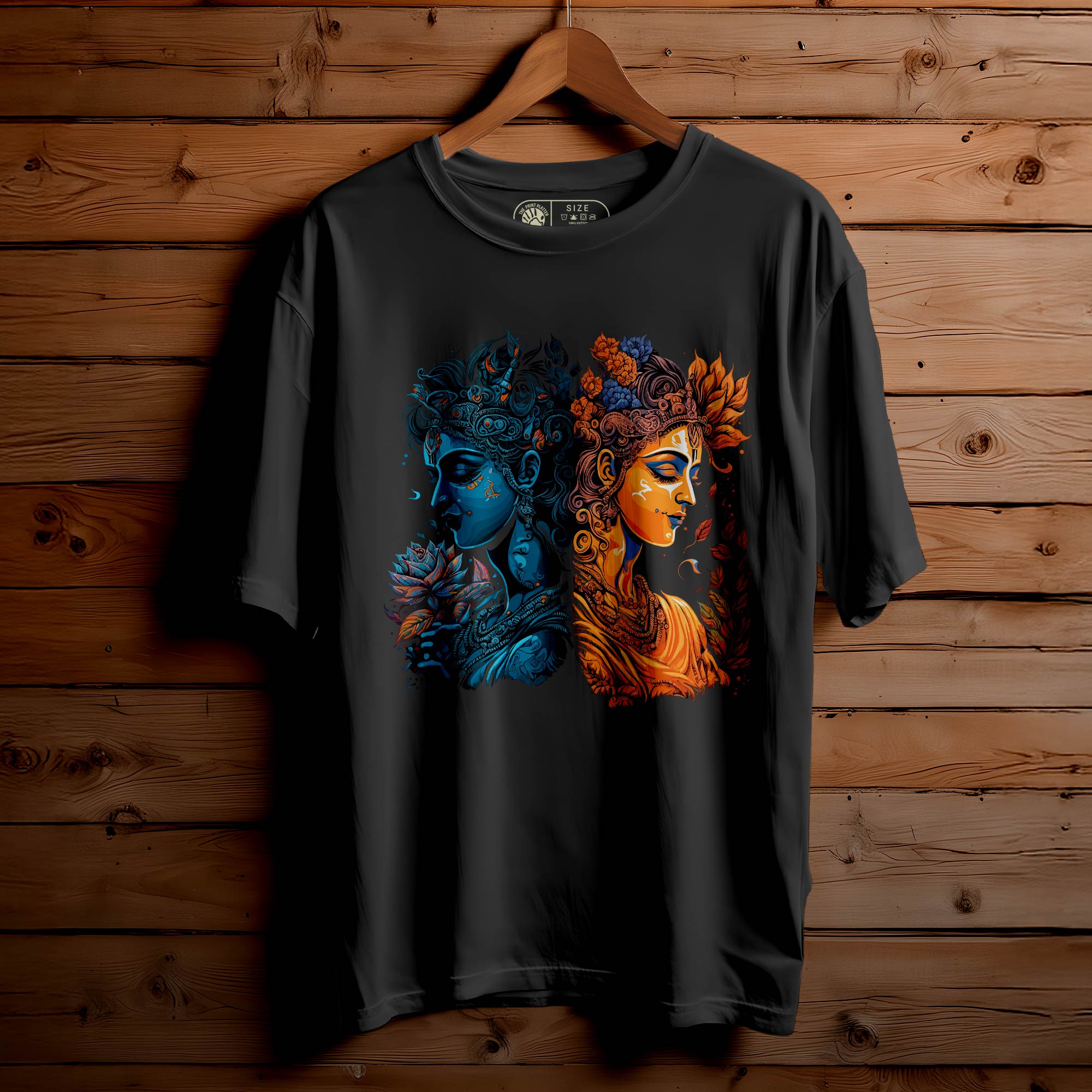 RADHA KRISHNA Oversized Unisex T-Shirt |424