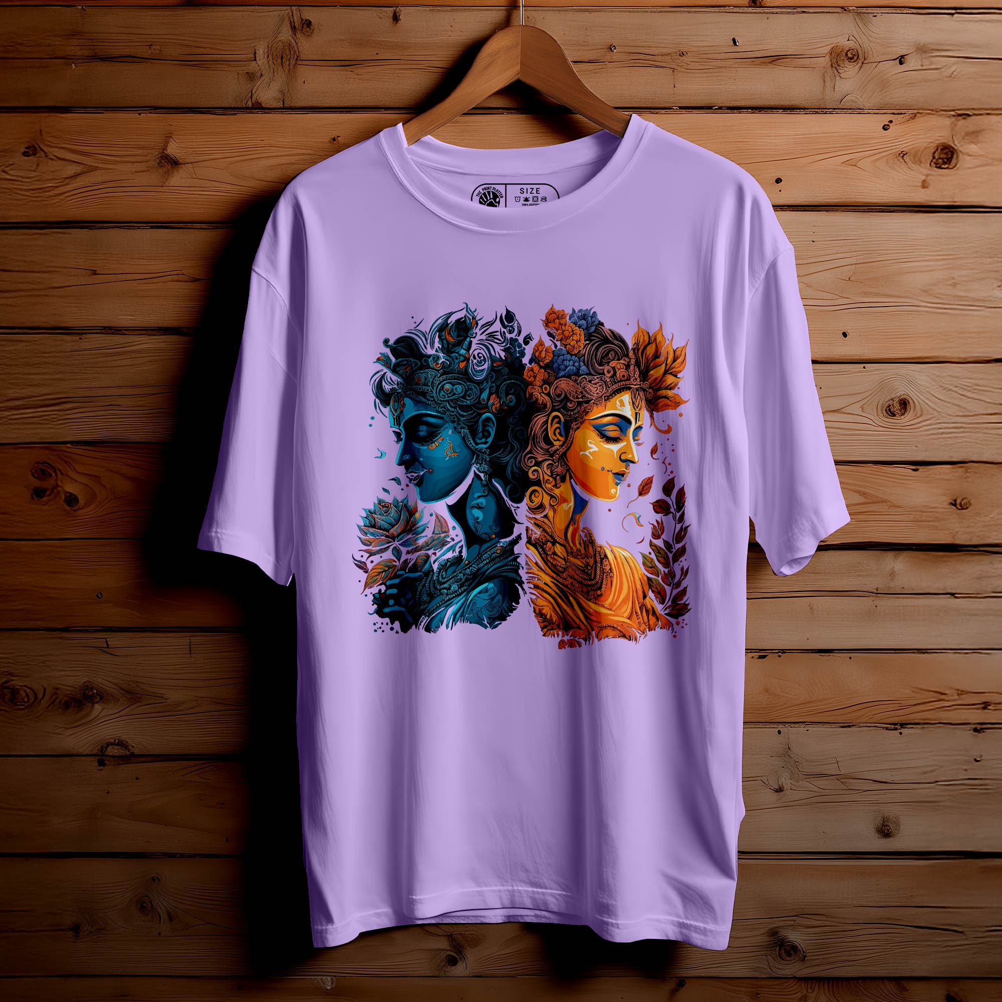 RADHA KRISHNA Oversized Unisex T-Shirt |424