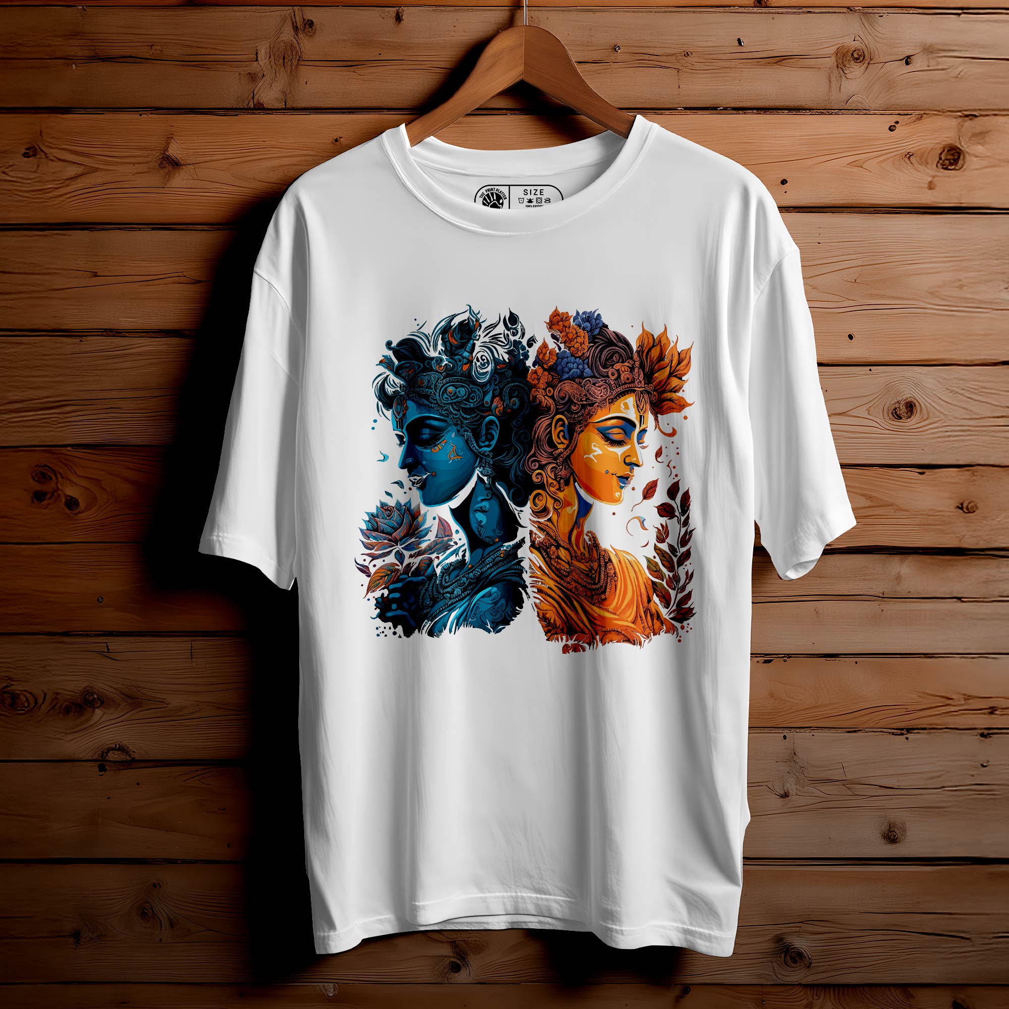 RADHA KRISHNA Oversized Unisex T-Shirt |424