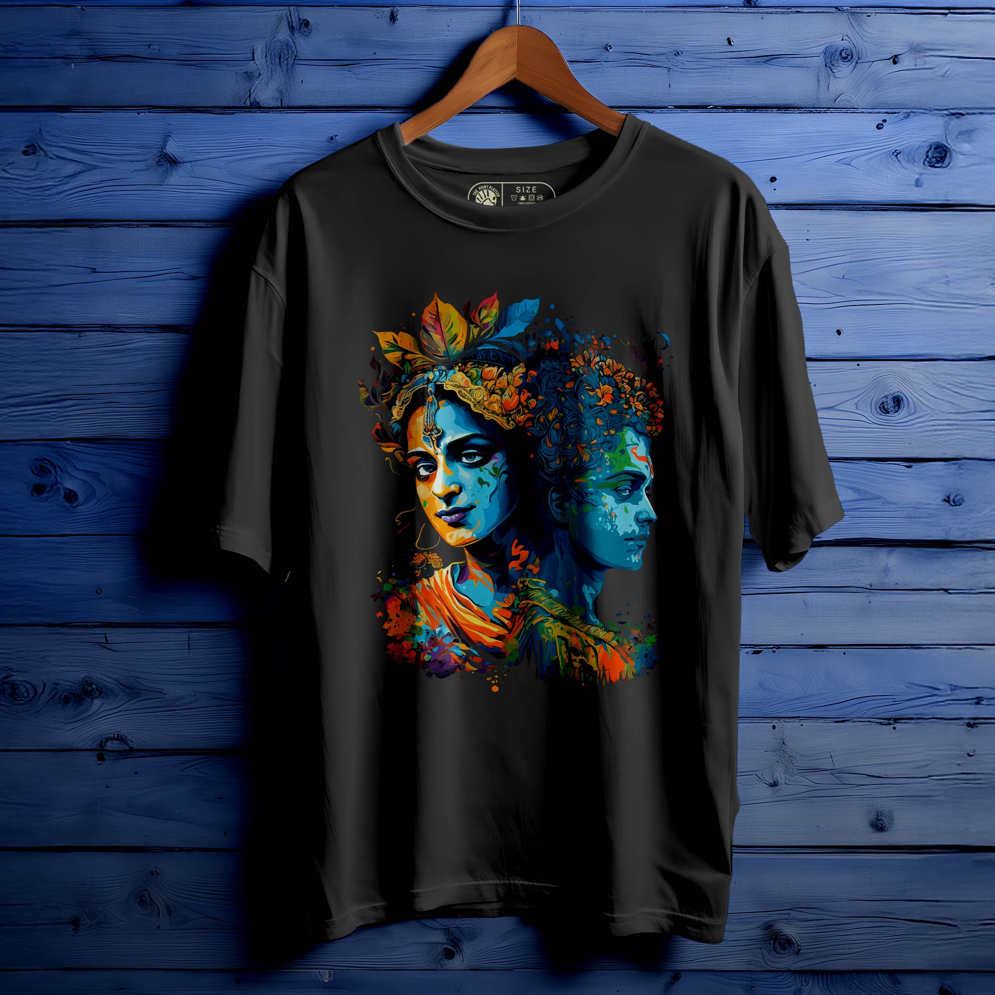 RADHA KRISHNA Oversized Unisex T-Shirt |430