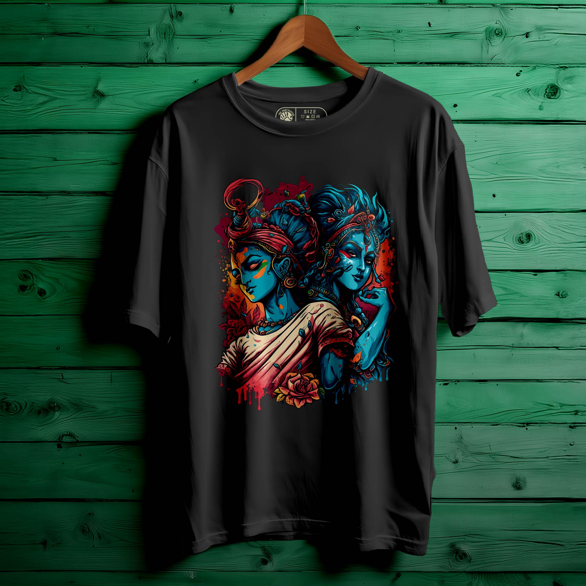 RADHA KRISHNA Oversized Unisex T-Shirt |434