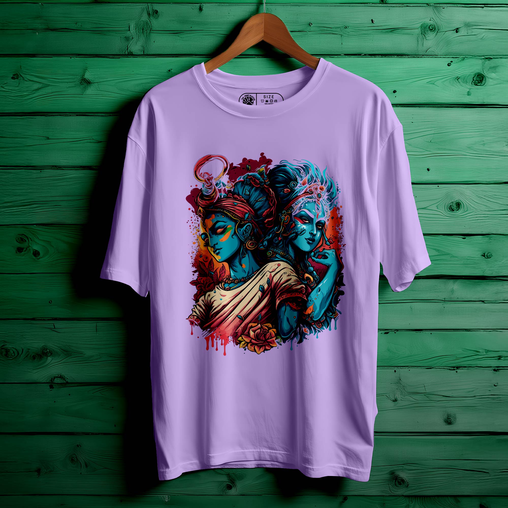 RADHA KRISHNA Oversized Unisex T-Shirt |434