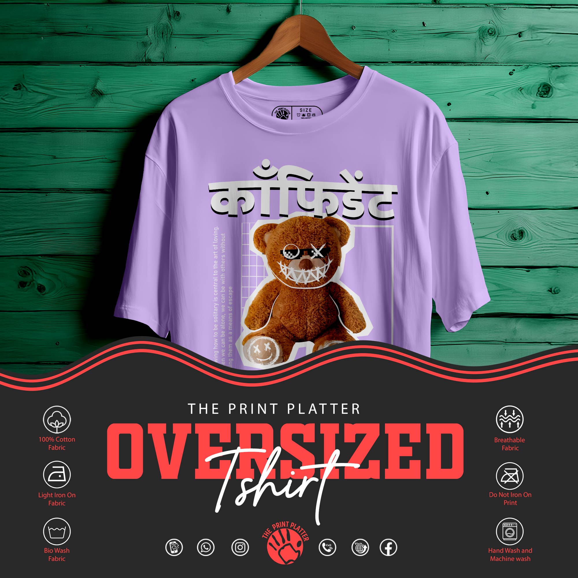 Coffee-Date Oversized t-shirt bio wash |51