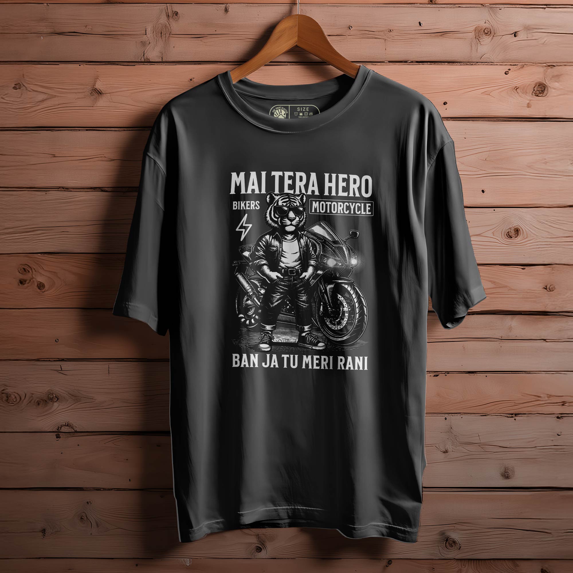 MAI TERA HERO OVERSIZED T-SHIRT FOR UNISEX BIO WASH |76