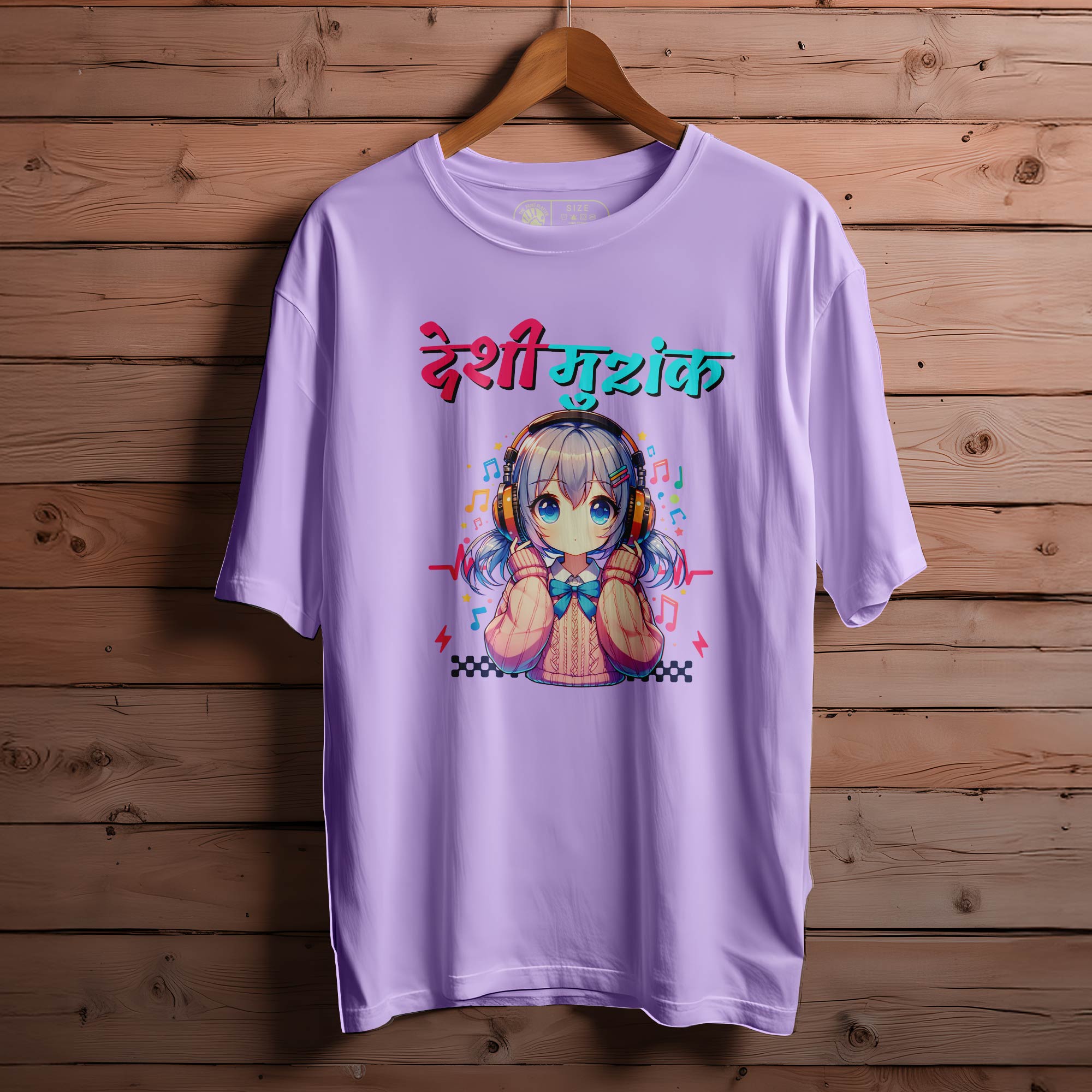 DESHI-MUZIK OVERSIZED T-SHIRT FOR UNISEX BIO | 86