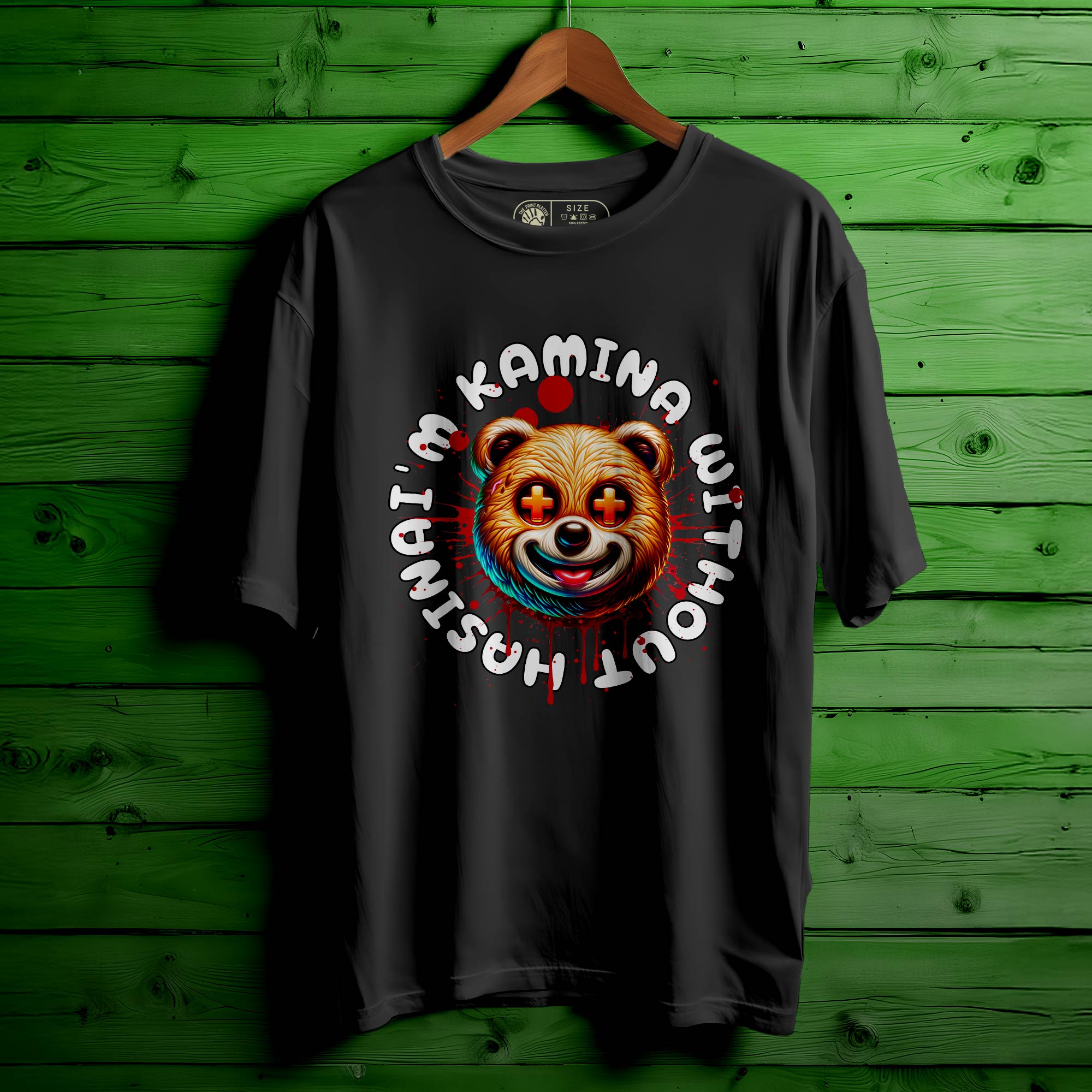 I'M KAMINA OVERSIZED T-SHIRT FOR UNISEX BIO WASH 89