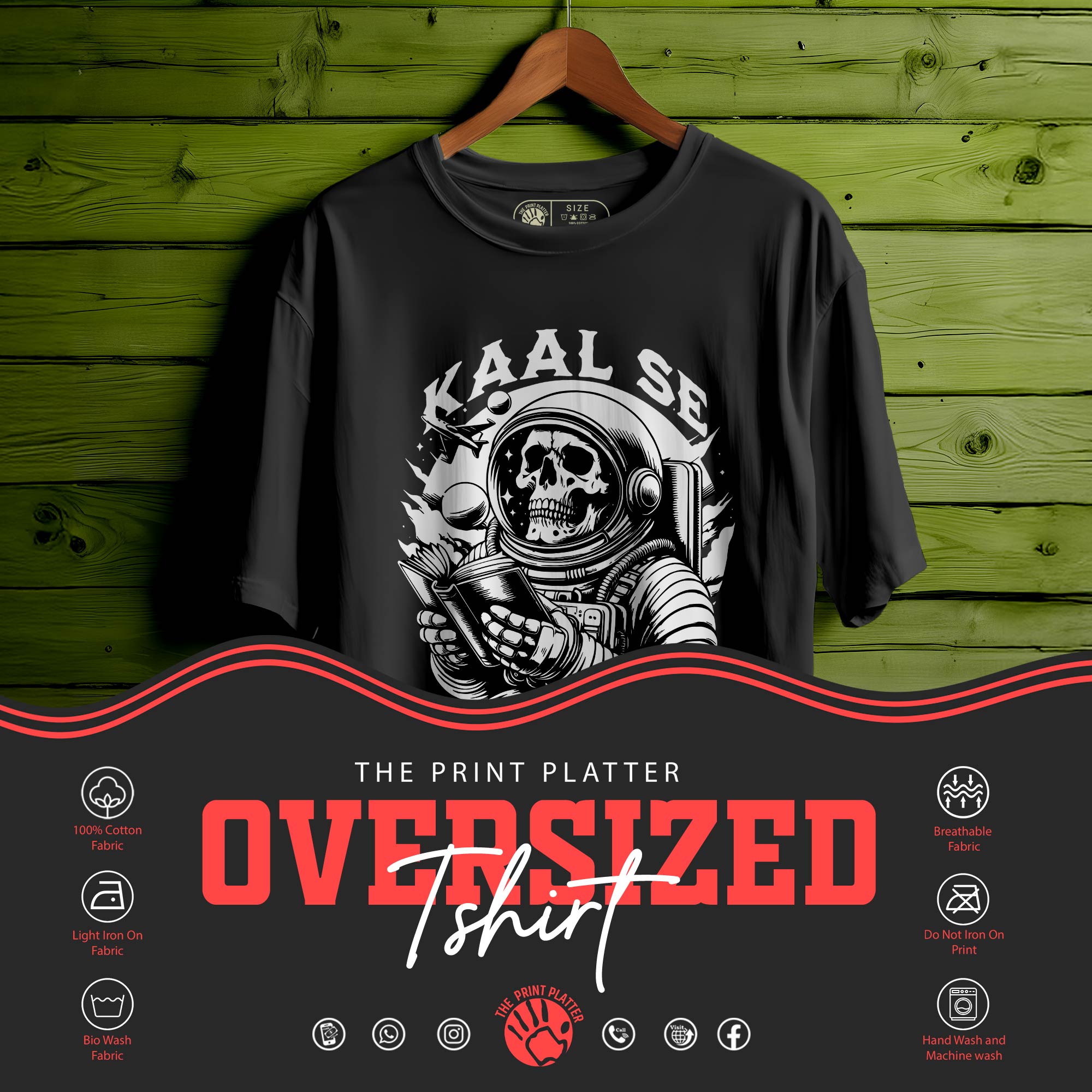 KAAL-SE-PAKKA-PADHUNGA T-SHIRT FOR MEN OR WOMEN |94