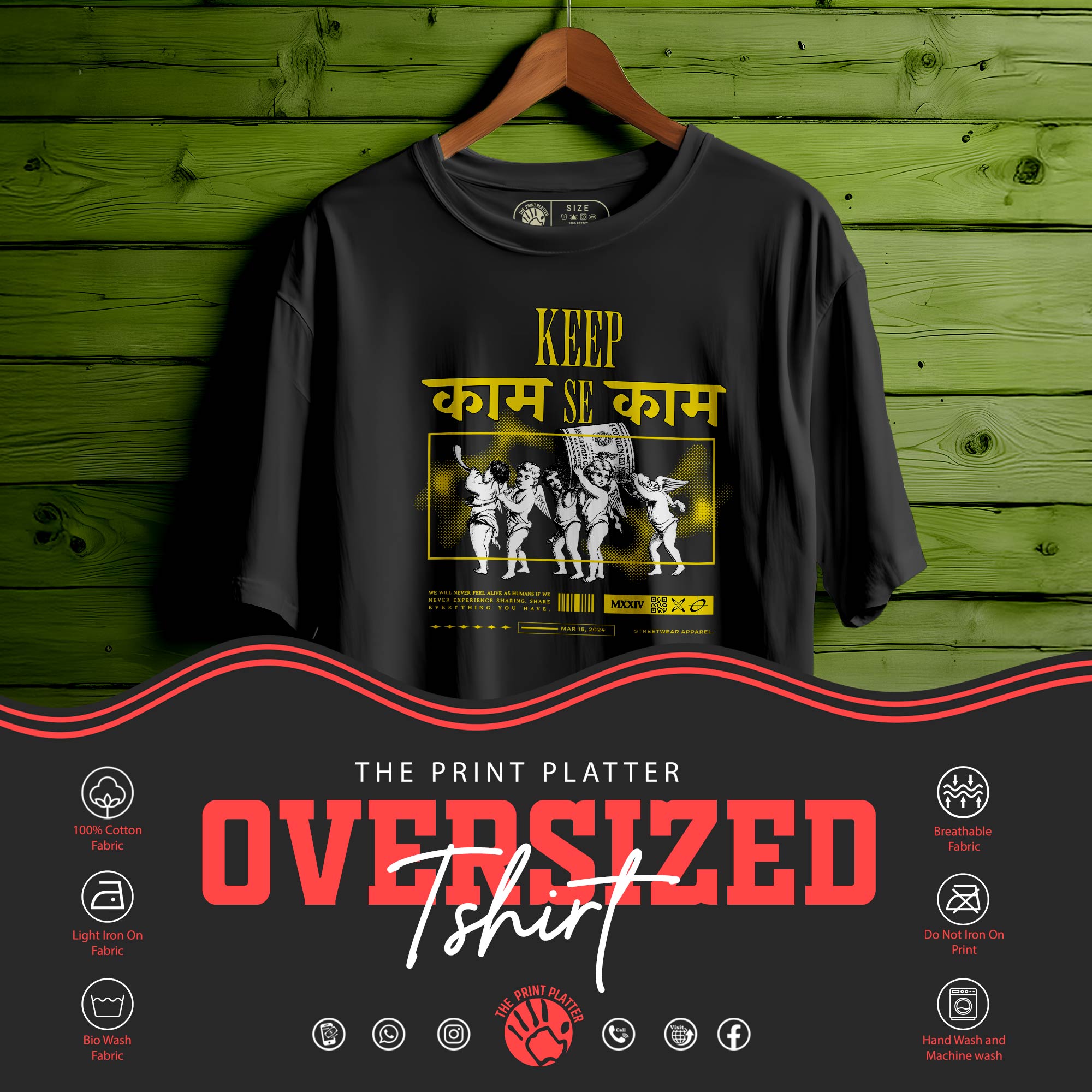 KEEP-KAAM-SE-KAAM T-SHIRT FOR MEN OR WOMEN |95